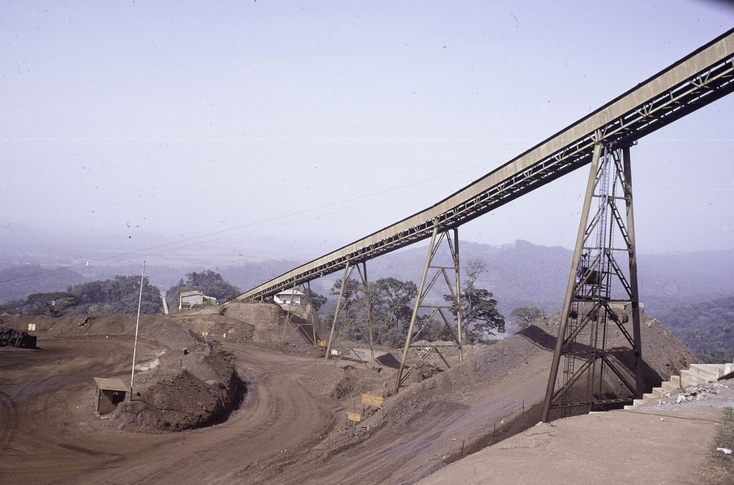 Liberia iron ore expansion — open-pit workings at Yekepa in Nimba county