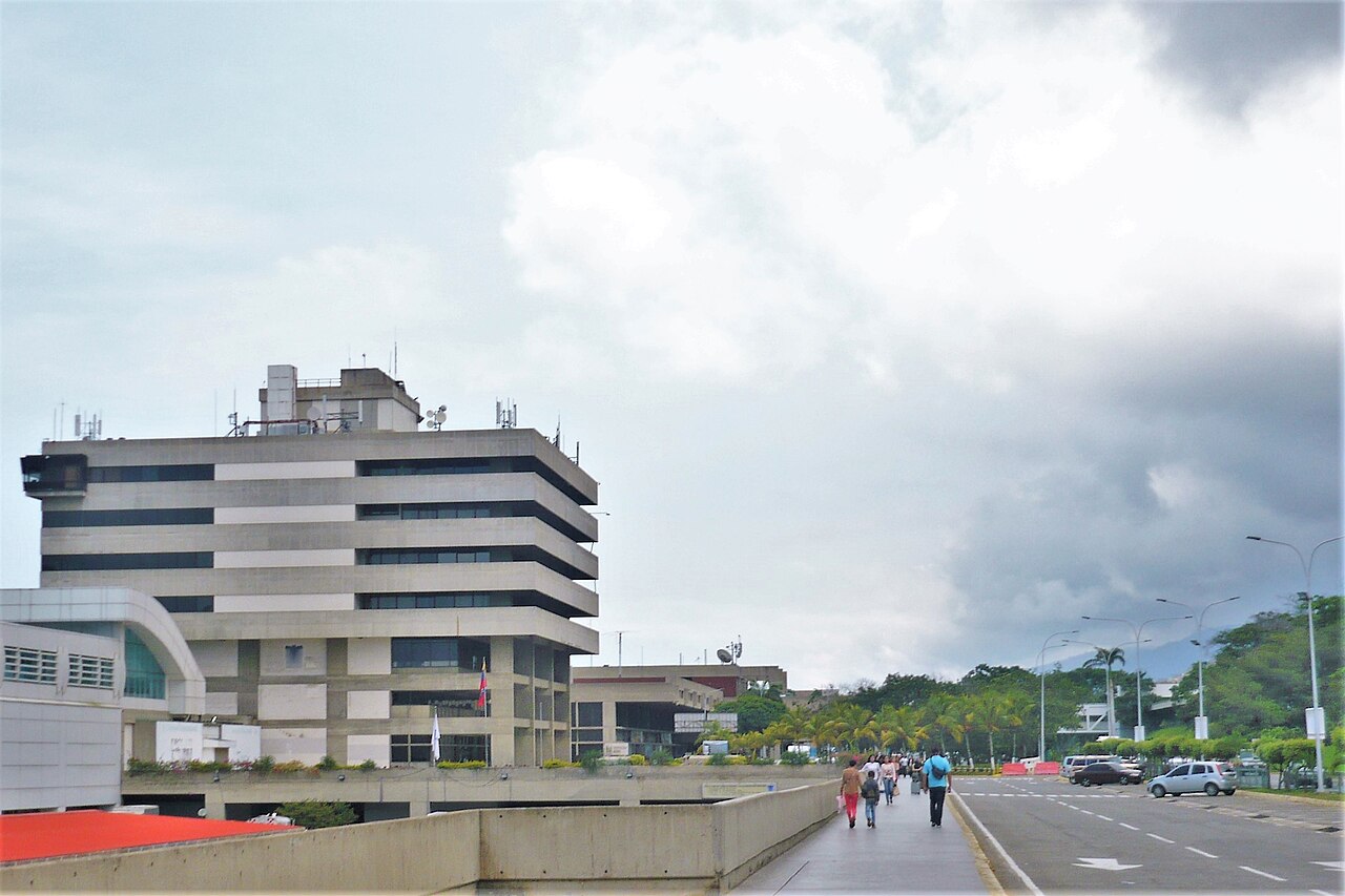 Simón Bolívar International Airport terminal near Caracas, Venezuela