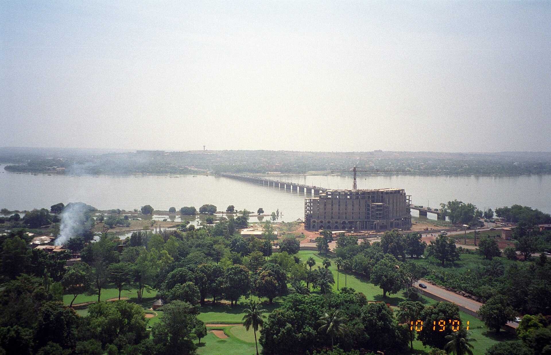 Mali explained: a bridge across the Niger River in Bamako