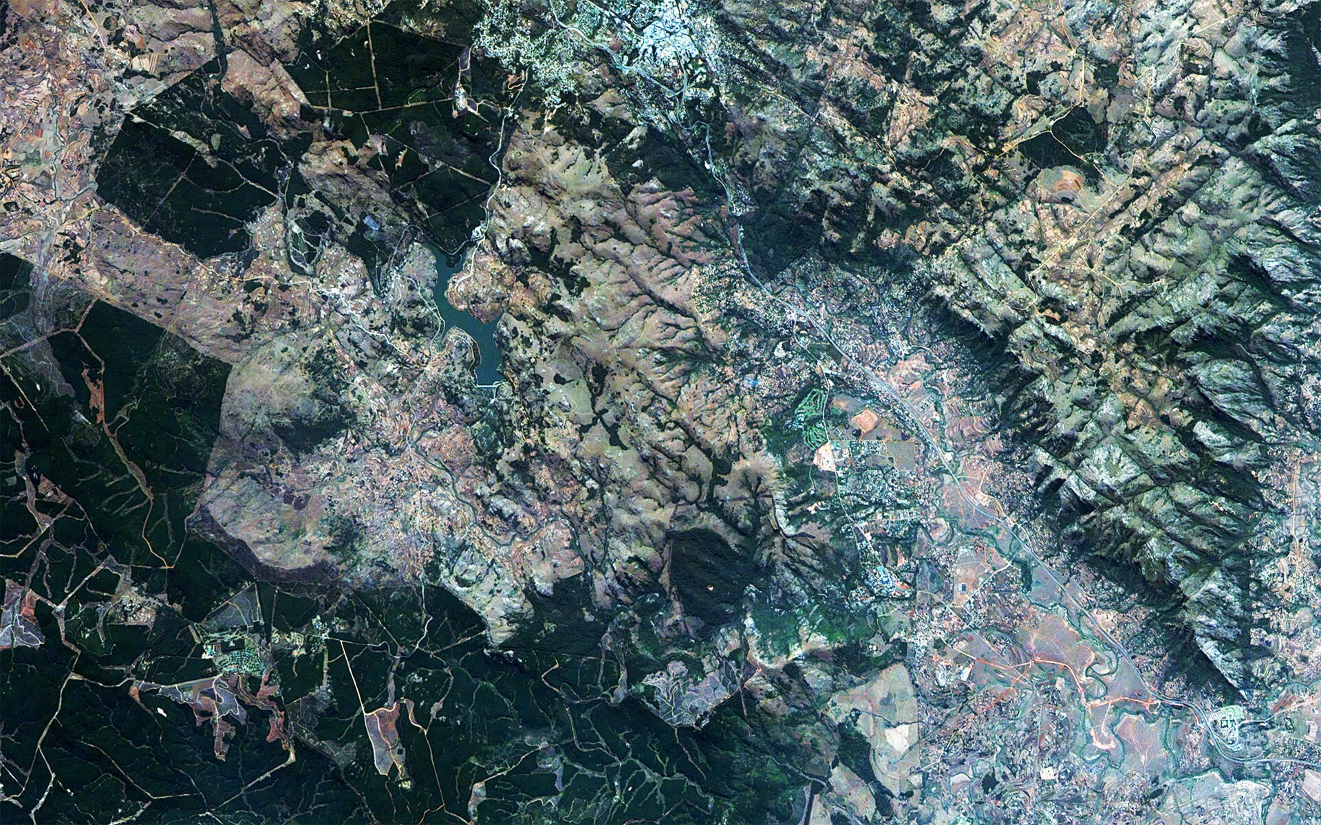 Mbabane Eswatini city view