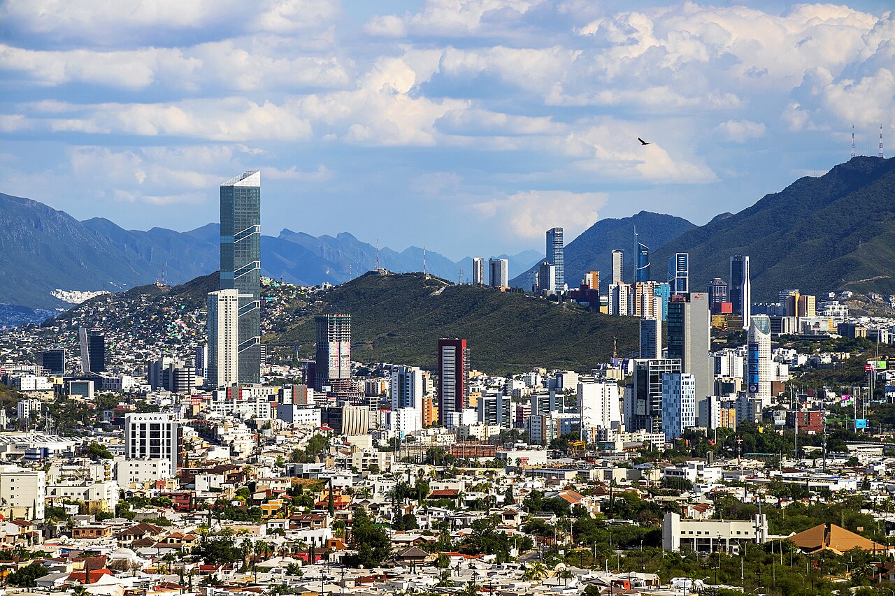Mexico explained 2026 — the Monterrey skyline and the Sierra Madre