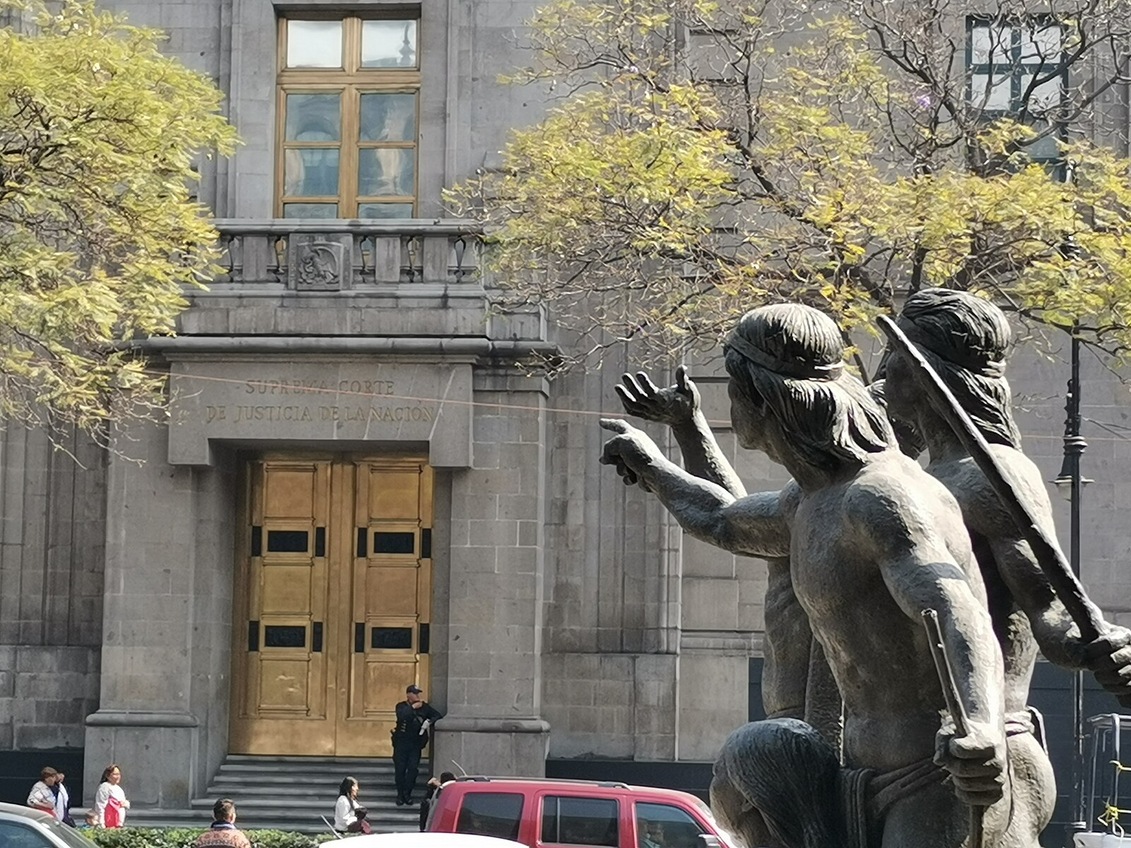 Entrance of Mexico’s Supreme Court in Mexico City after the judicial reform