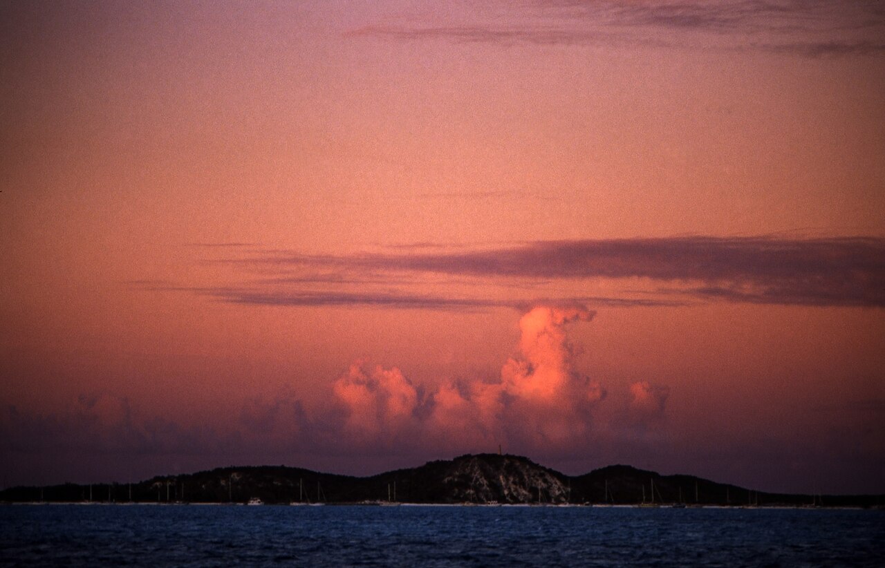 Moving to the Bahamas 2026 — a beach and anchorage in the Exuma cays