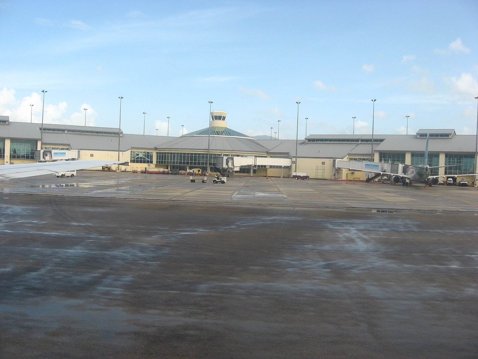 Piarco International Airport terminal in Trinidad