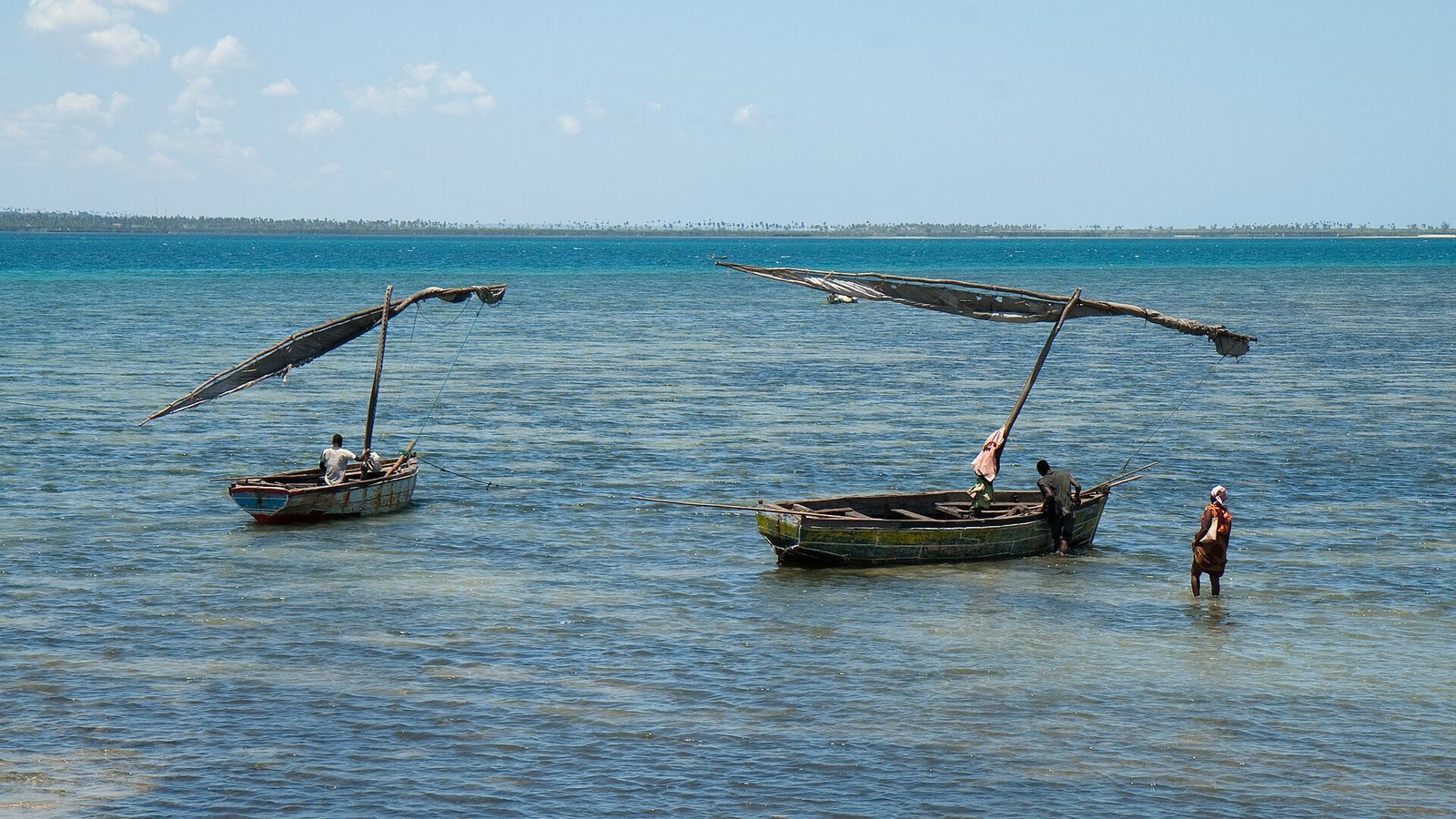 Mozambique explained 2026 — dhow fishing boats off the Island of Mozambique
