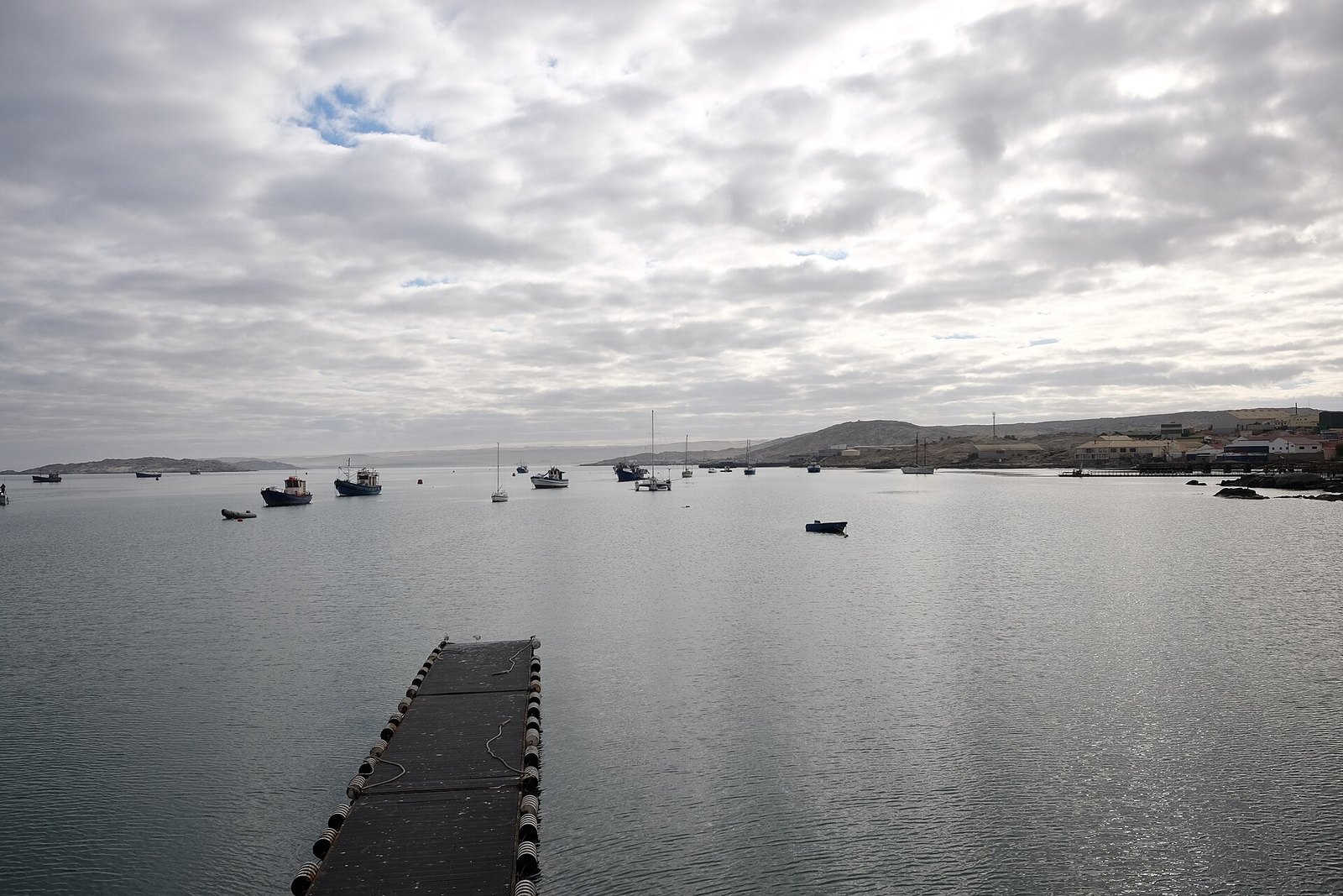 The harbour at Lüderitz on Namibia’s south coast