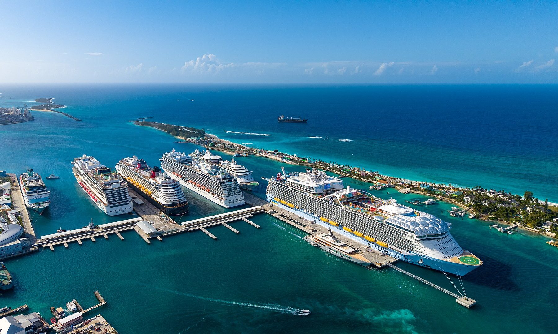Bahamas economy tourism Nassau cruise visitors Davis 2026