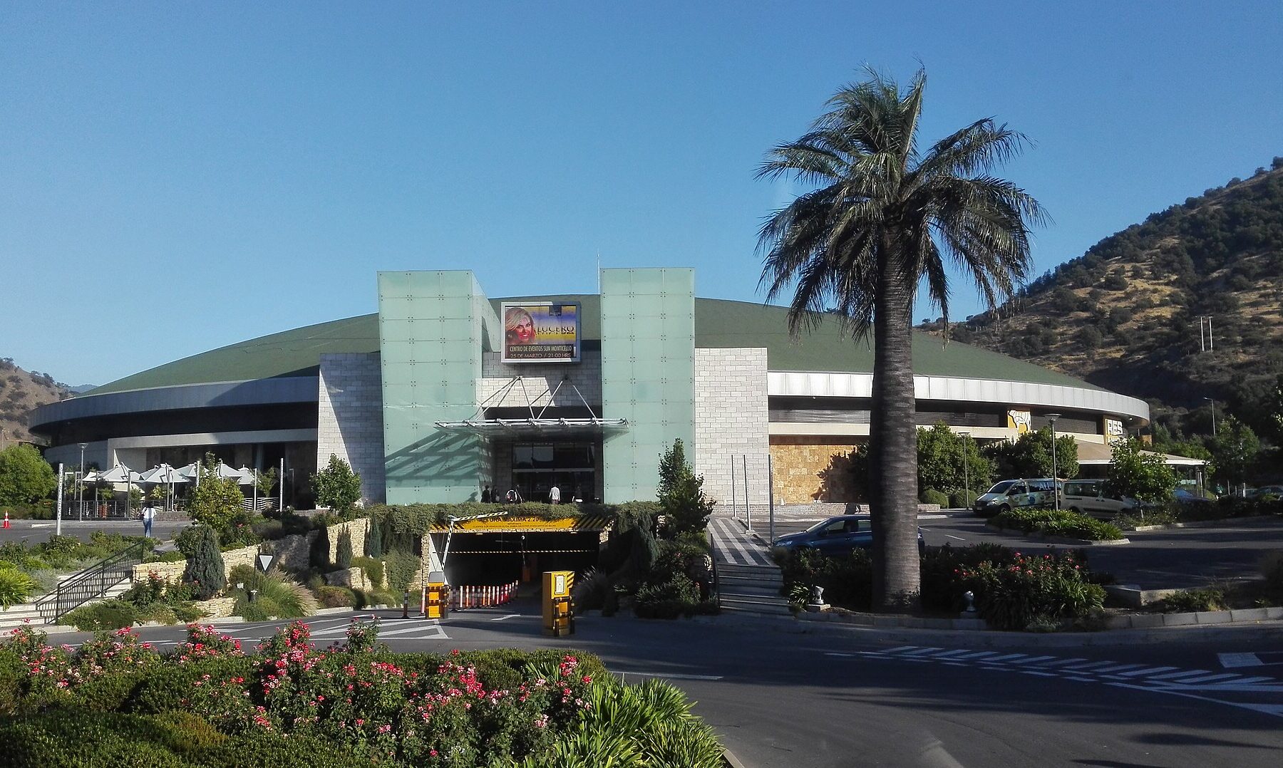 The Monticello casino and events complex in San Francisco de Mostazal, Chile, home of the Gran Arena Monticello where Nicky Jam plays on 5 December 2026