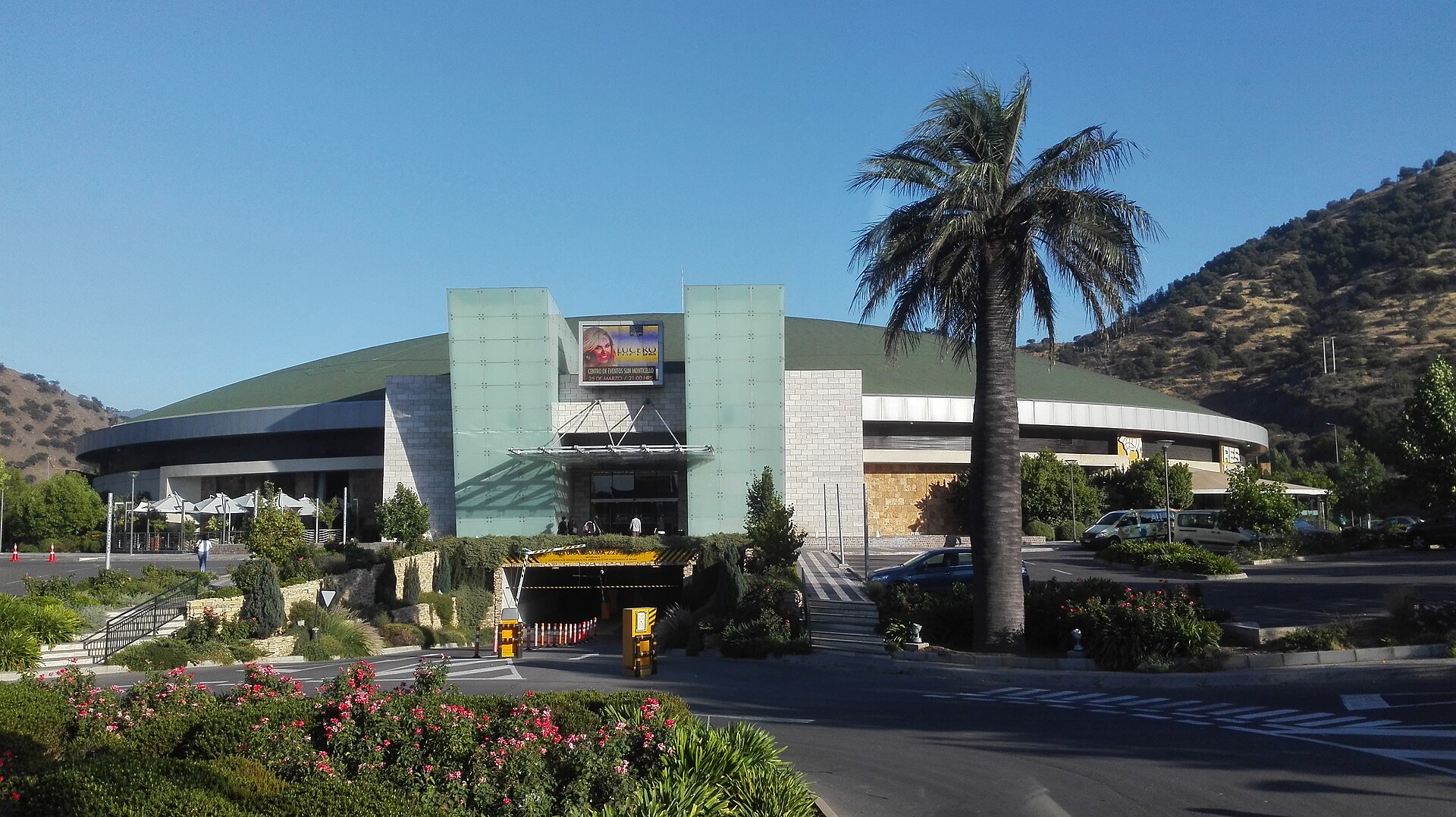 The Monticello casino and events complex in San Francisco de Mostazal, Chile, home of the Gran Arena Monticello where Nicky Jam plays on 5 December 2026