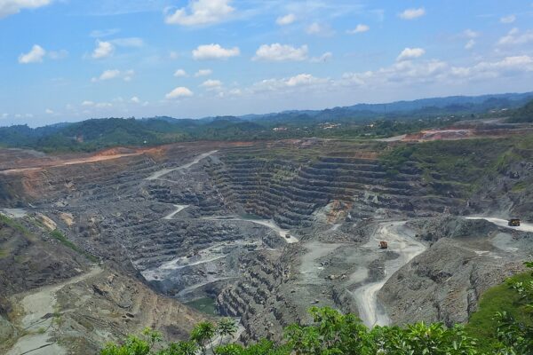 Open-pit manganese operation at Nsuta in Ghana