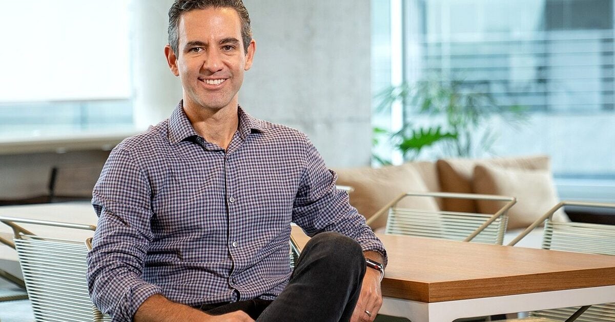 David Vélez, the Colombian founder and chief executive of the Brazilian digital bank Nubank, speaking at a conference