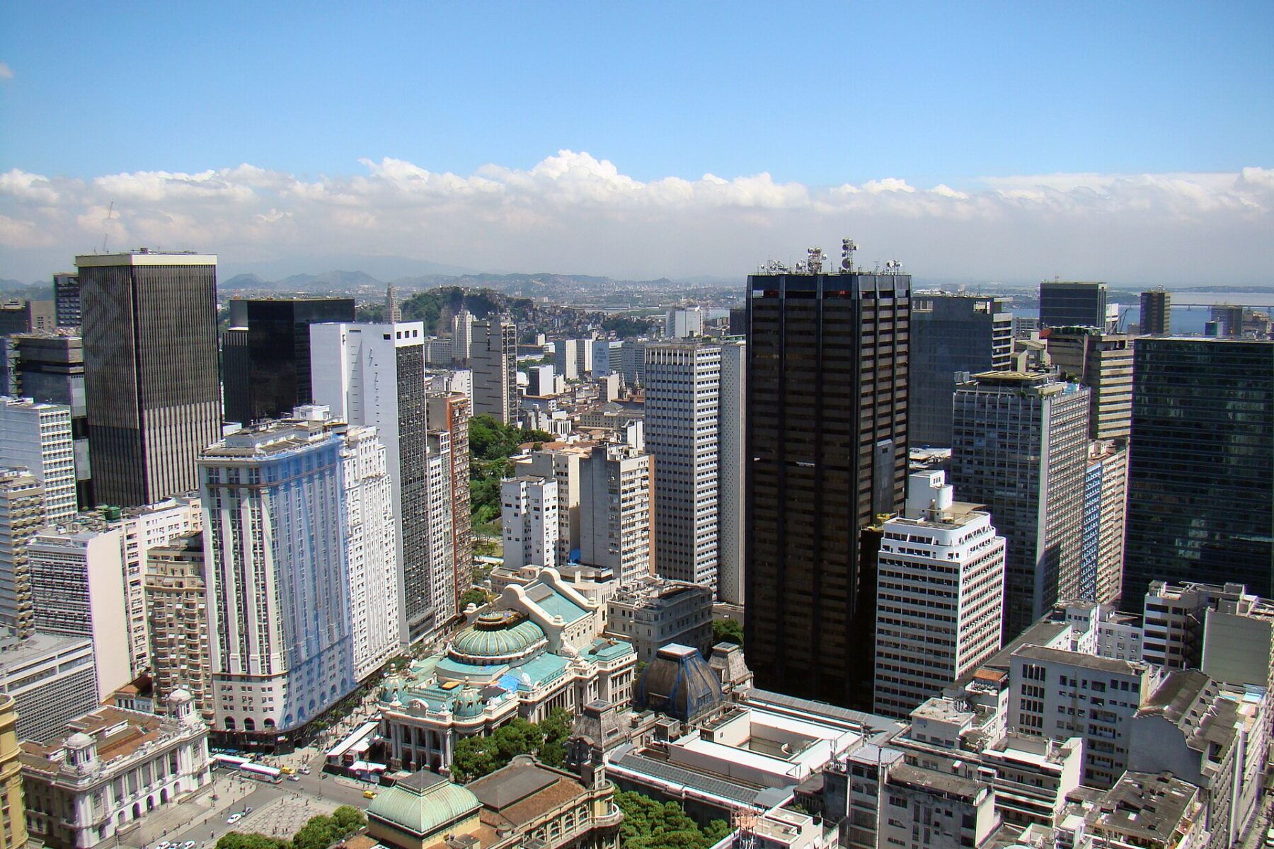 Downtown Rio de Janeiro financial district skyline