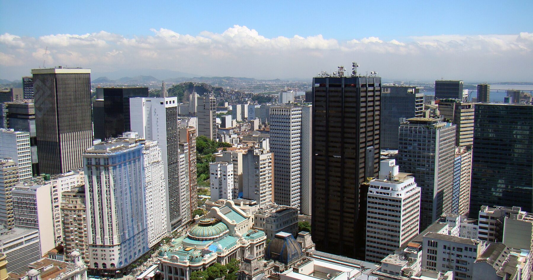 Downtown Rio de Janeiro financial district skyline