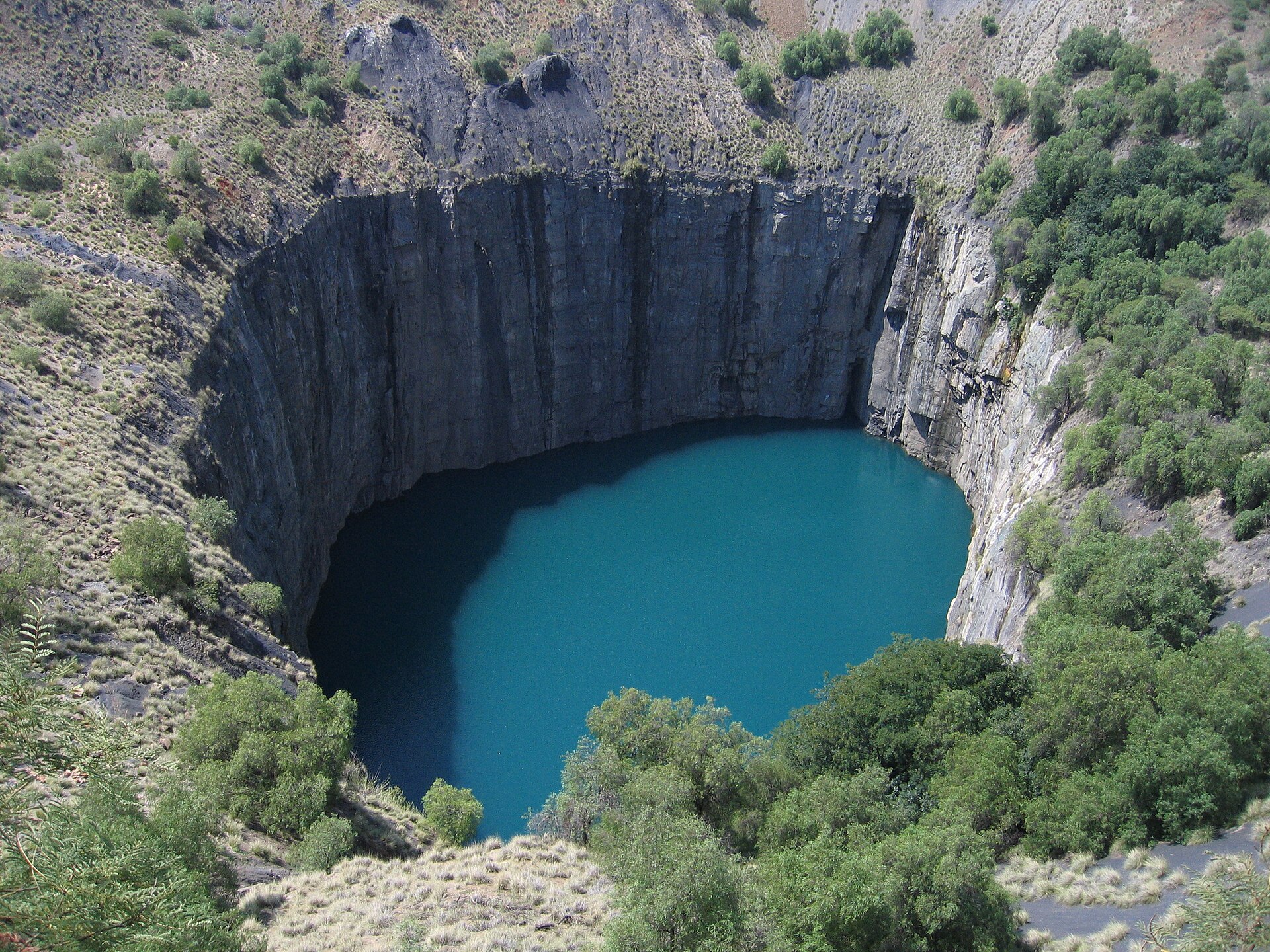 Open pit mining in West Africa