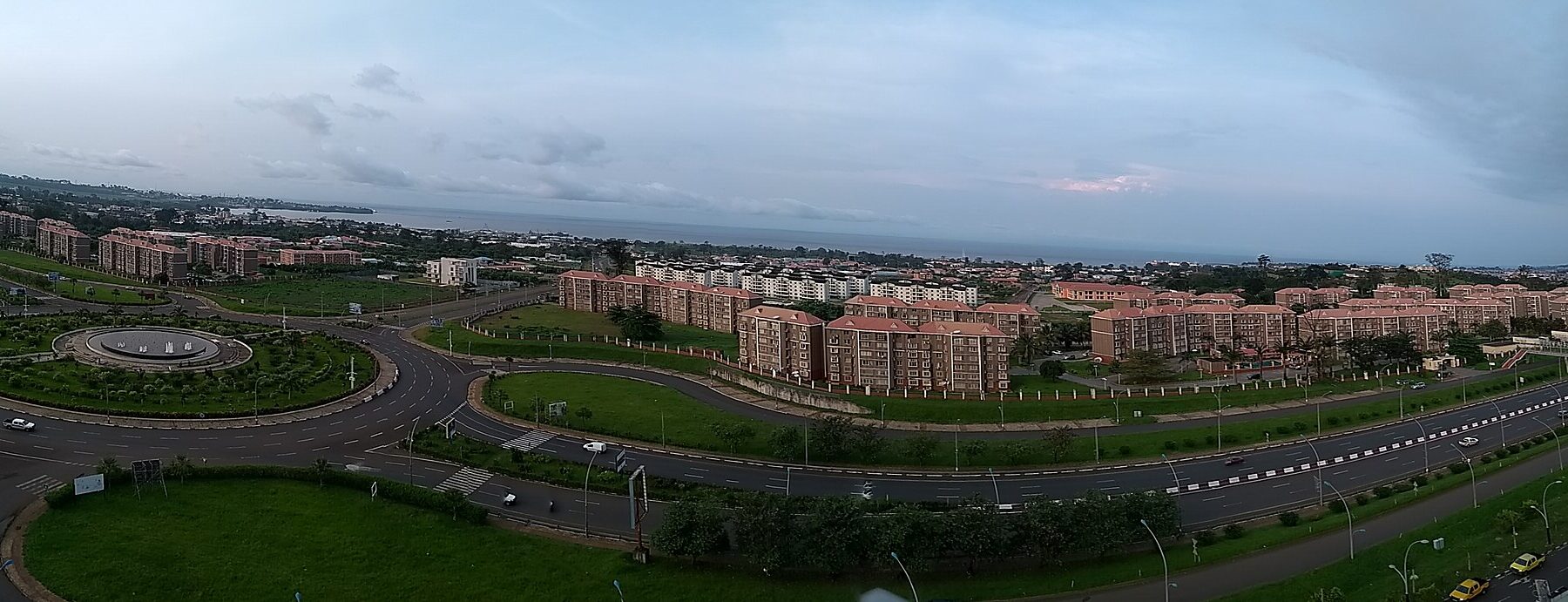A panoramic view of Malabo, the capital of Equatorial Guinea, on Bioko island.
