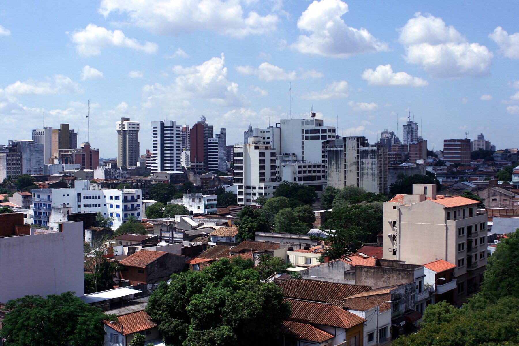Paraguay explained 2026 — the downtown skyline of Asunción, the capital