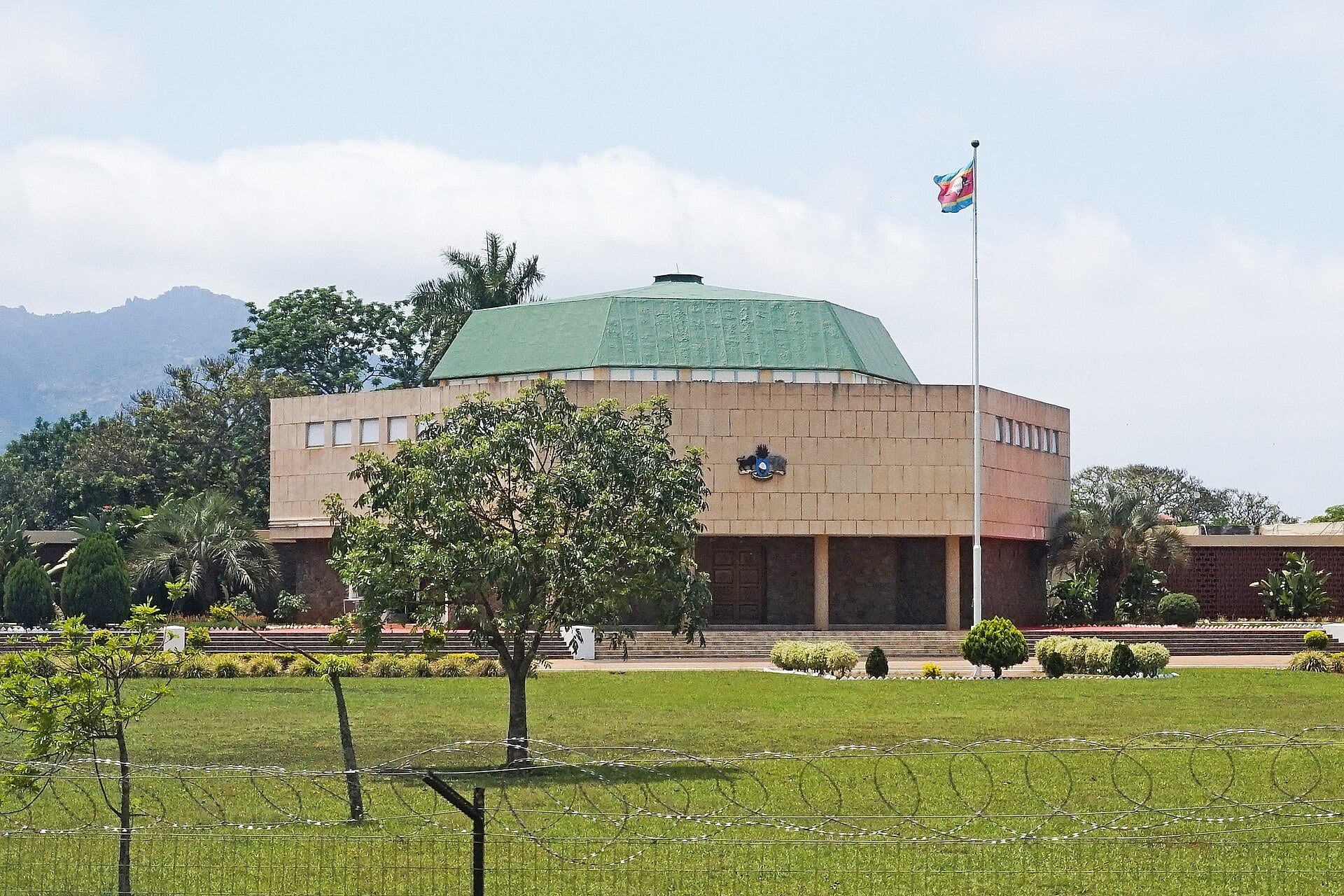 Parliament building at Lobamba Eswatini