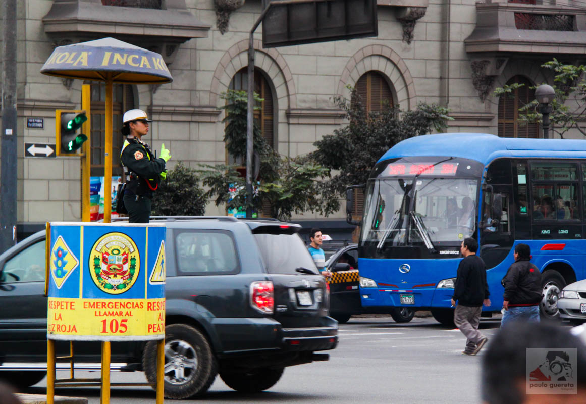 A street in Lima, Peru
