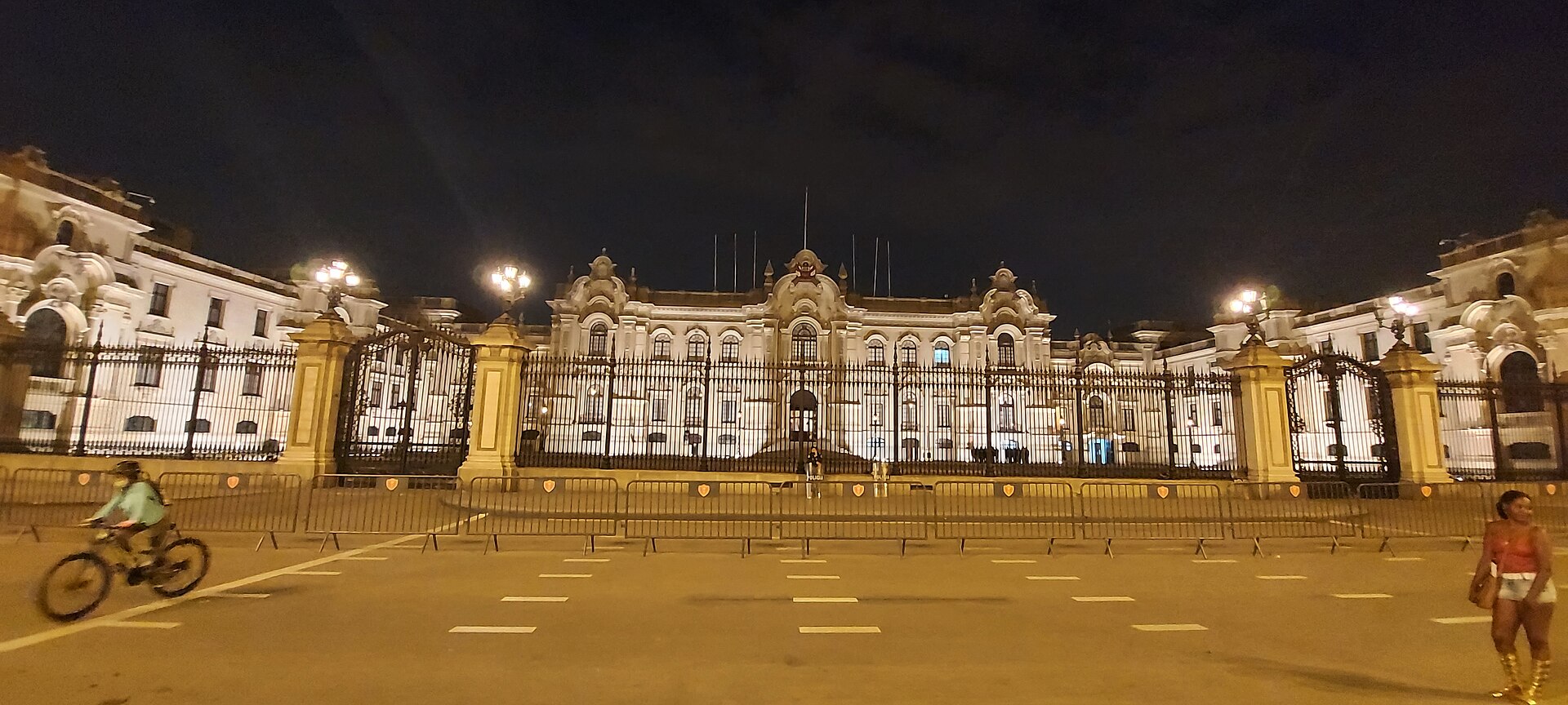 Peru Government Palace in Lima, seat of a presidency that changed hands eight times in ten years