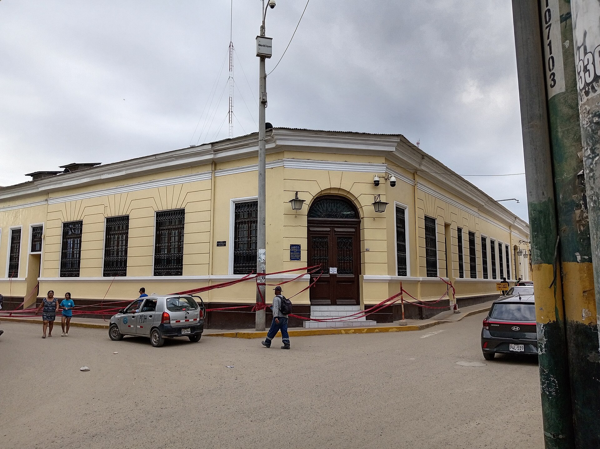 Former Piura branch of Peru central bank, a symbol of economic continuity despite political instability
