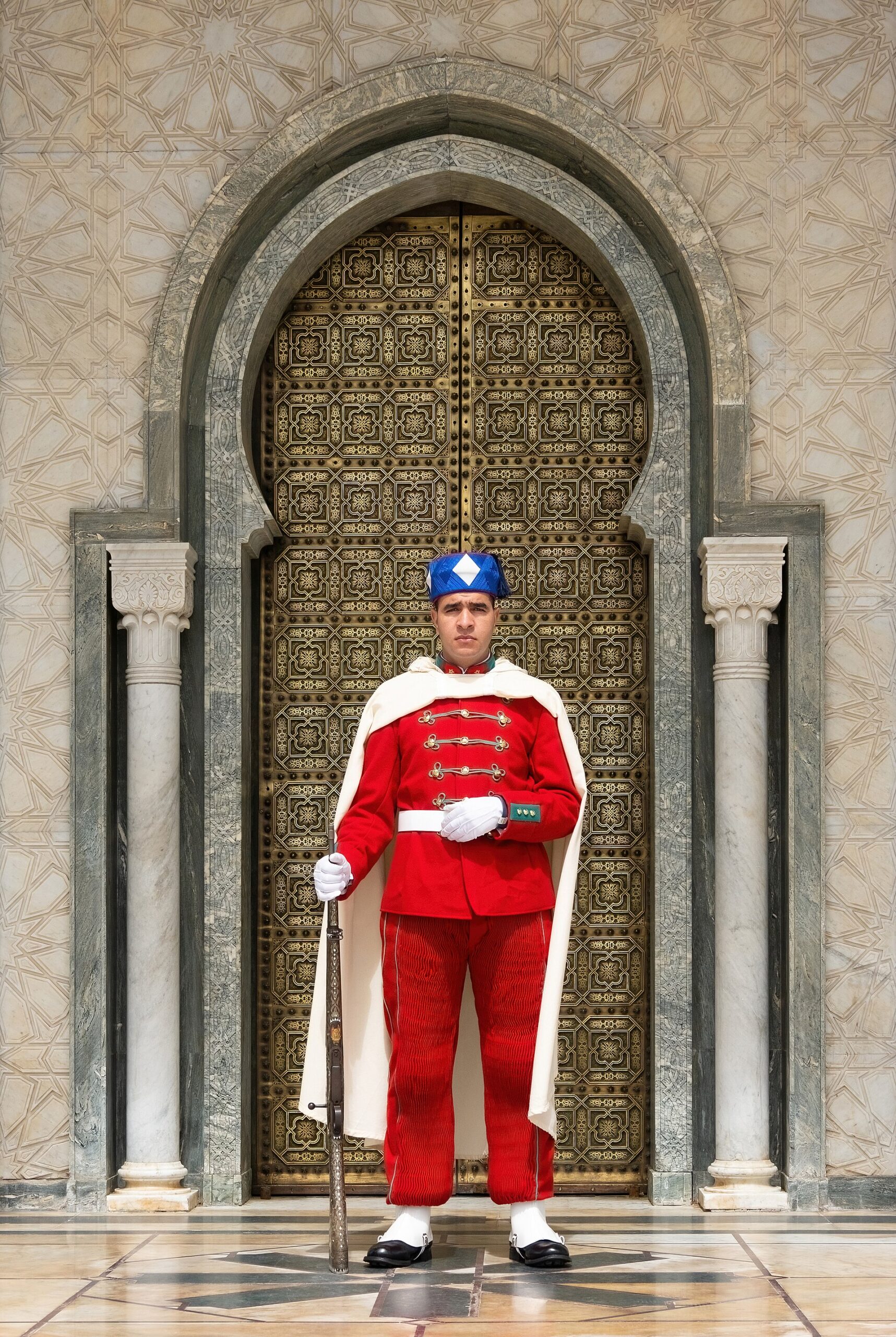 The Mausoleum of Mohammed V in Rabat, Morocco