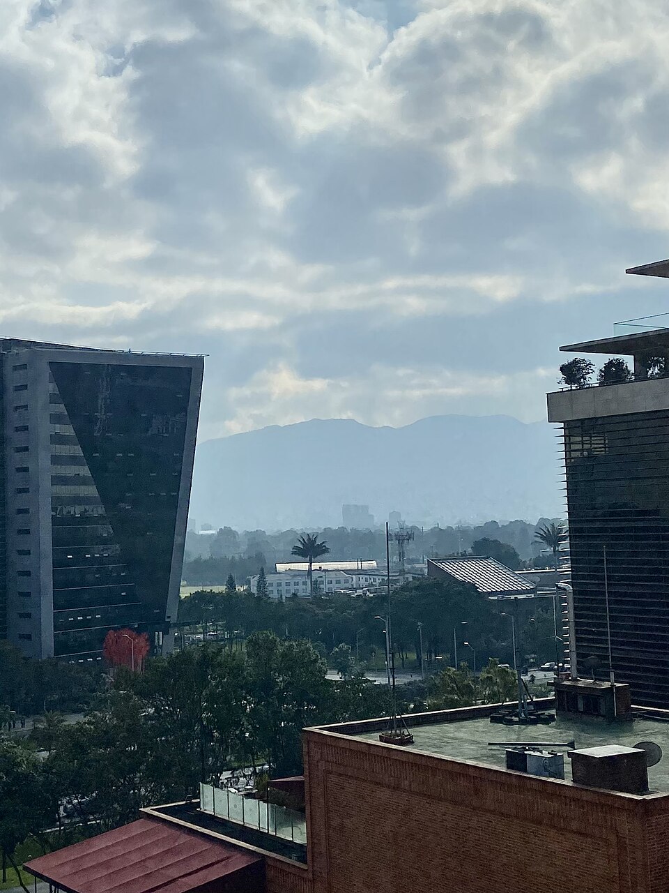 The skyline of Bogota, Colombia
