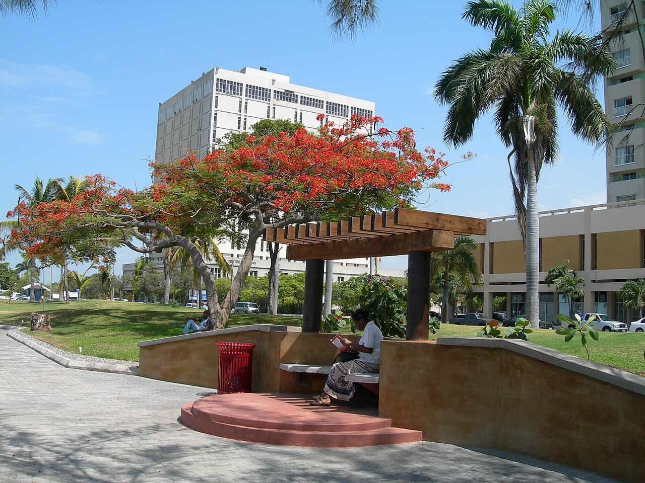 The Kingston Waterfront promenade in Kingston, Jamaica, where the Reggae Marathon starts on 6 December 2026