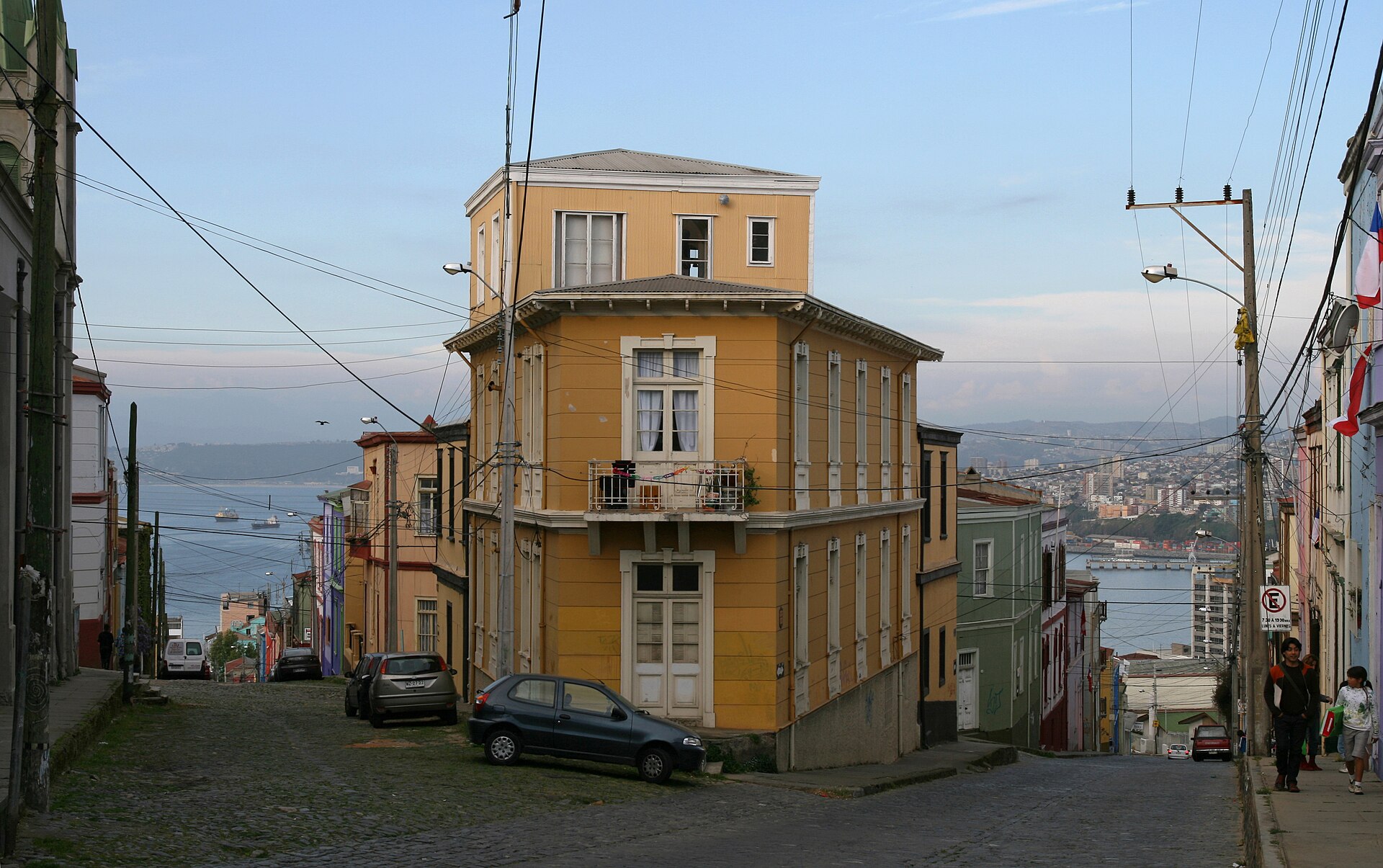 Valparaiso hillside street Chile residency foreigners
