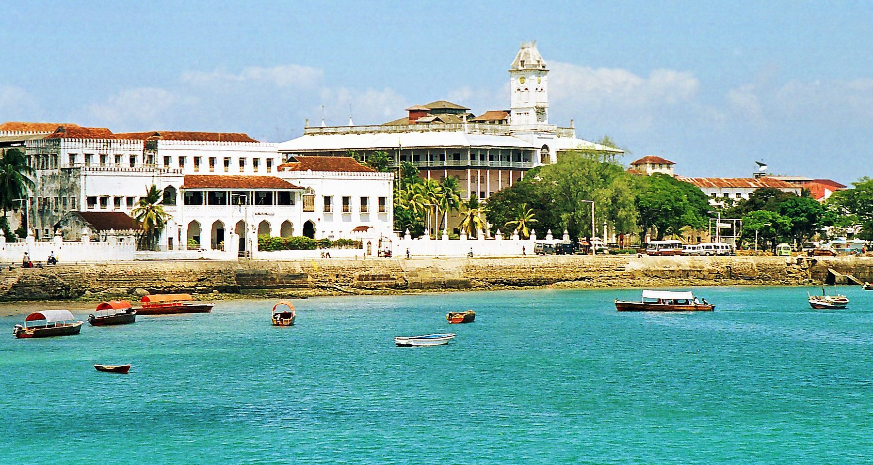 Retire in Tanzania 2026 — the Stone Town waterfront on Zanzibar