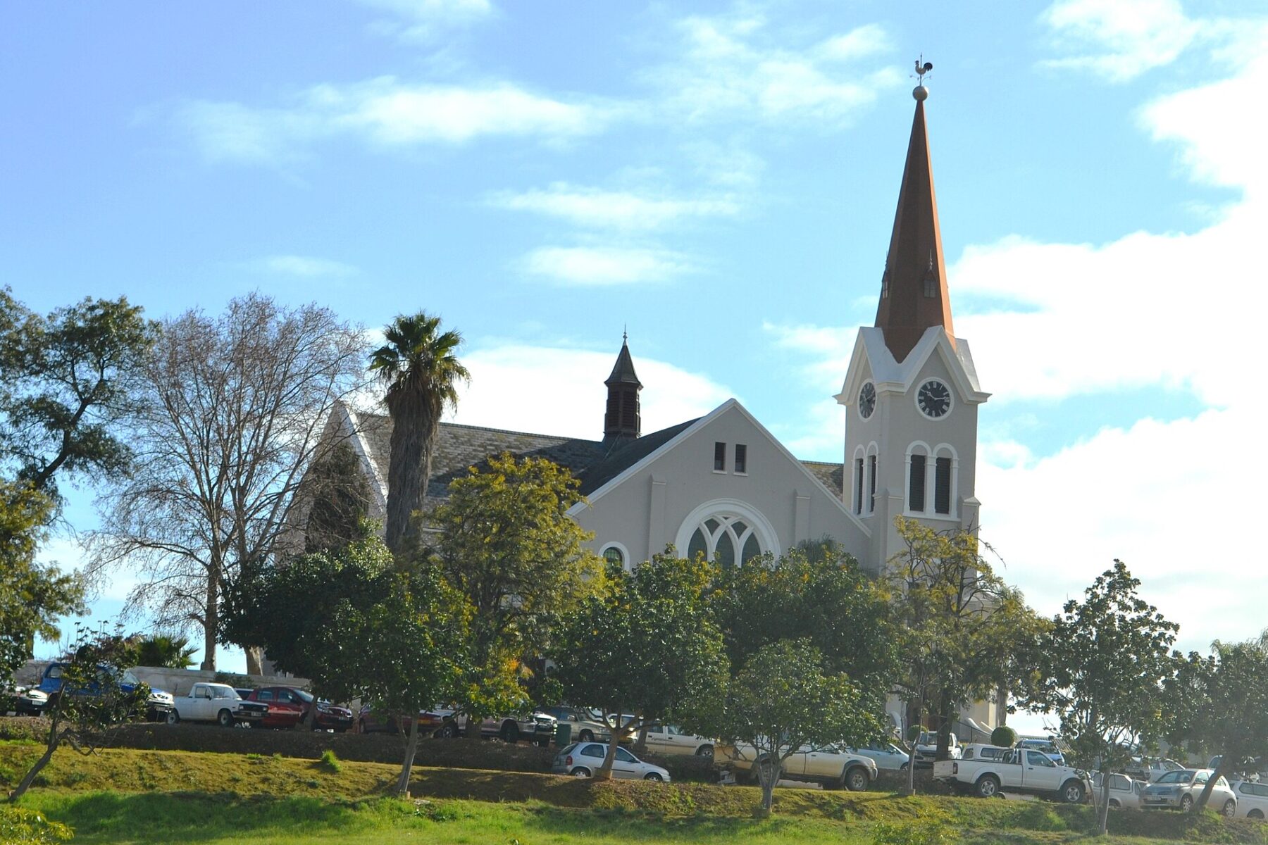 The village of Riebeek Kasteel in the Swartland region of the Western Cape