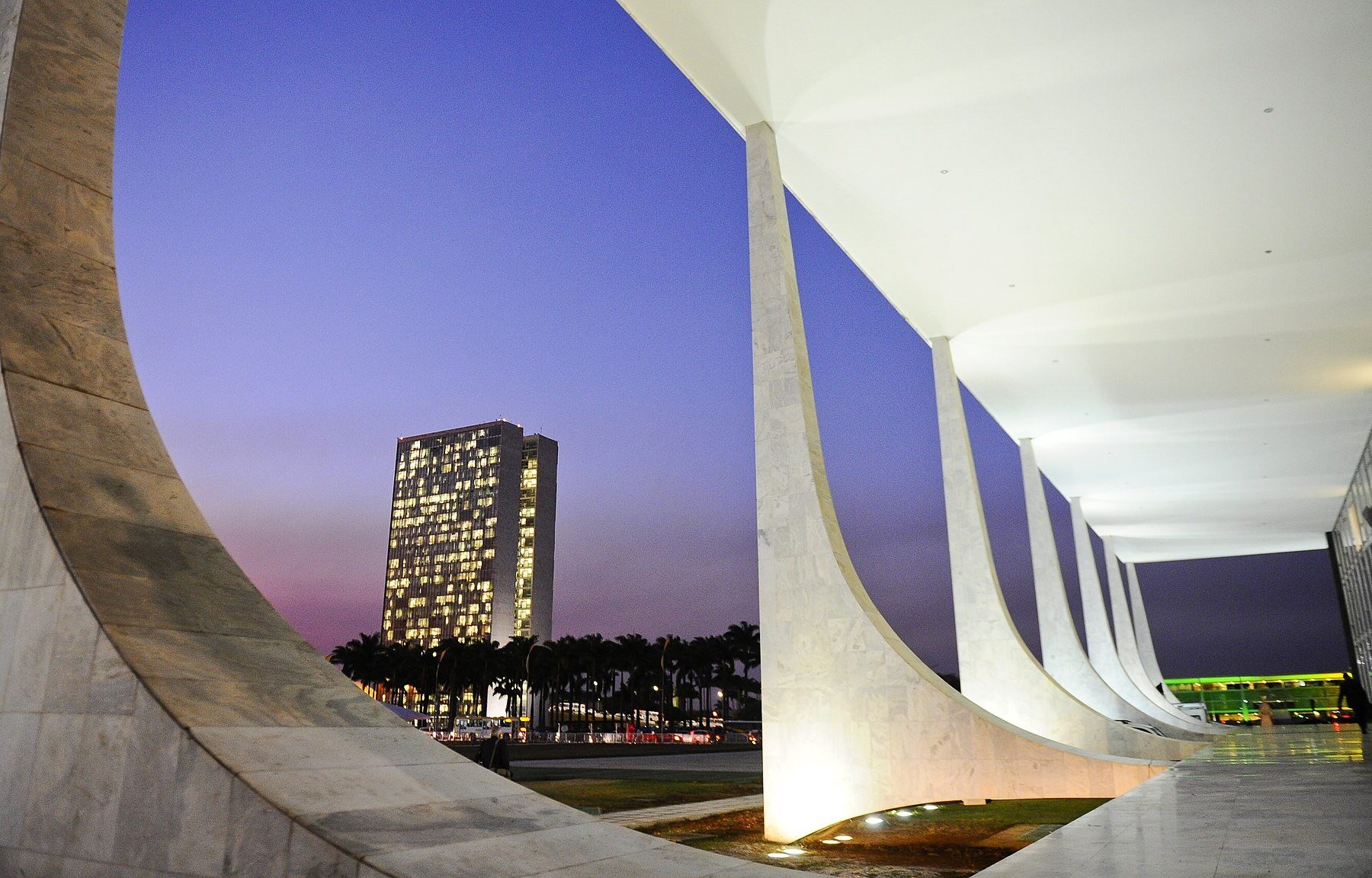 Brazil's Senate - the National Congress building in Brasília