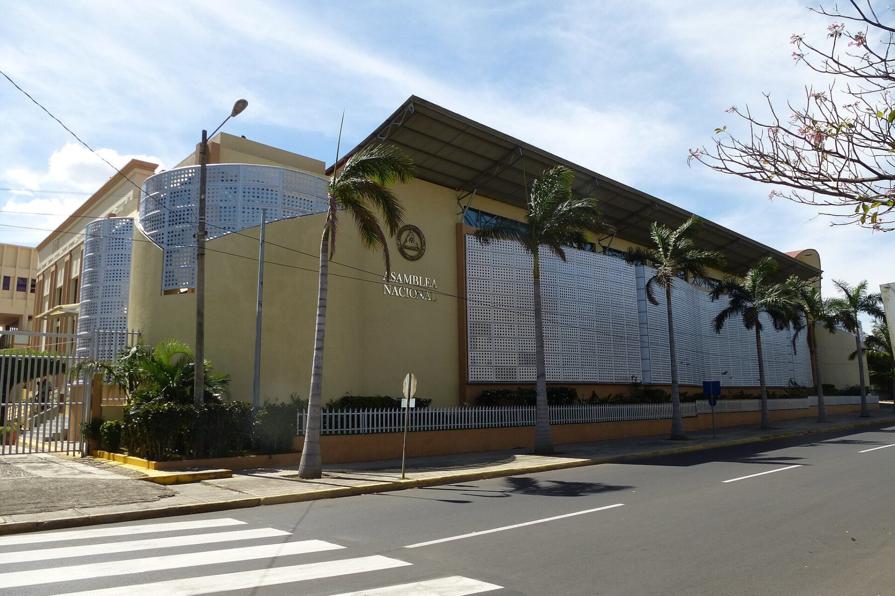 Nicaragua constitutional reform - the National Assembly building in Managua