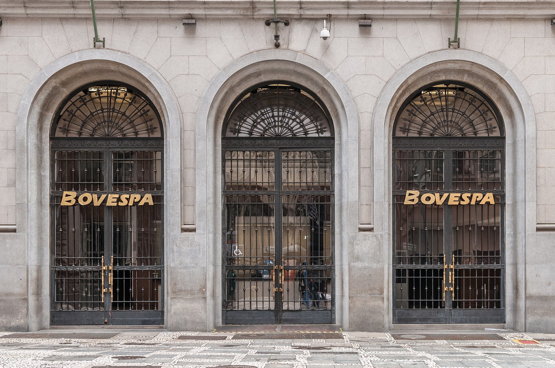 Ibovespa - the old Bovespa building in downtown São Paulo