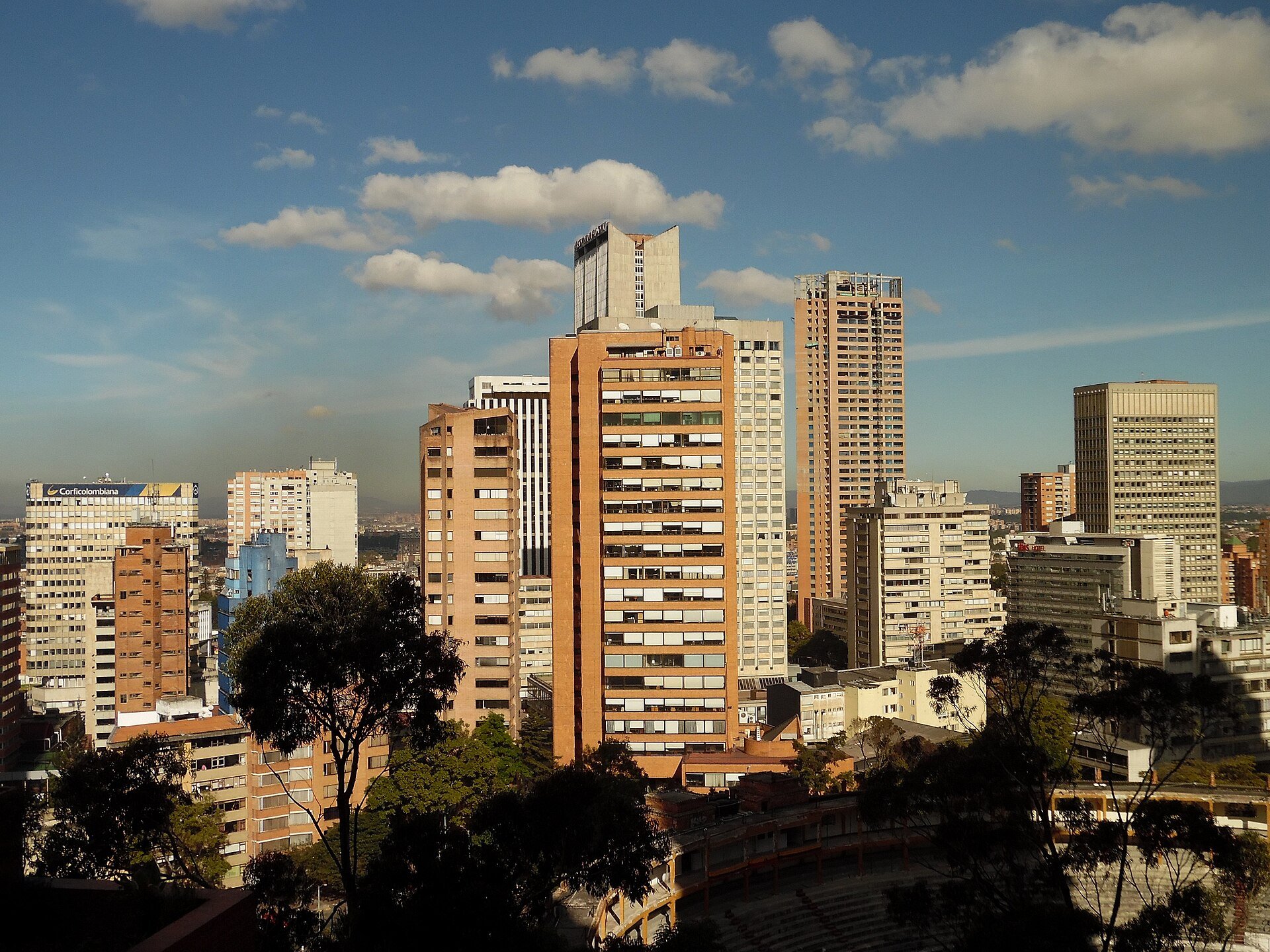 pension funds - the Centro Internacional towers in Bogotá