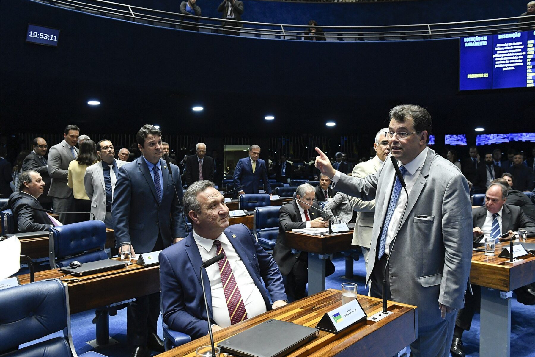 critical minerals - the Senate plenary chamber in Brasilia