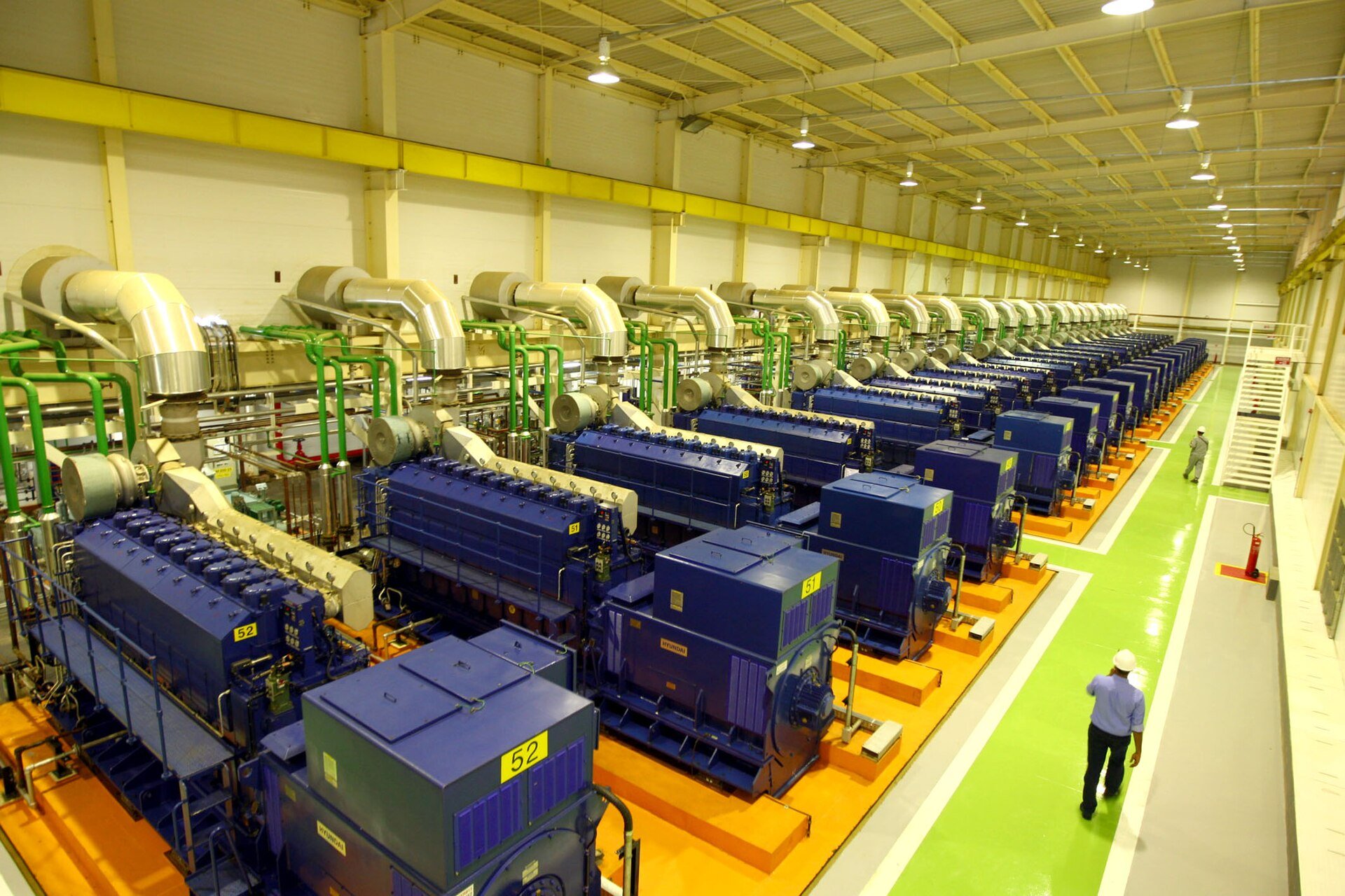 Eneva Itaqui - the interior of a Brazilian thermal power plant