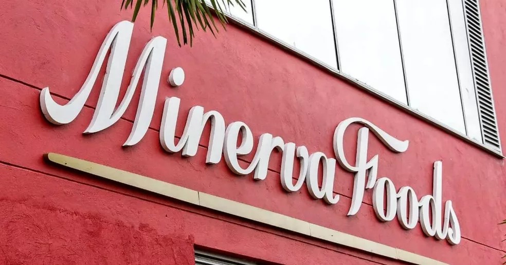 Minerva Foods - the company sign at a Brazilian facility