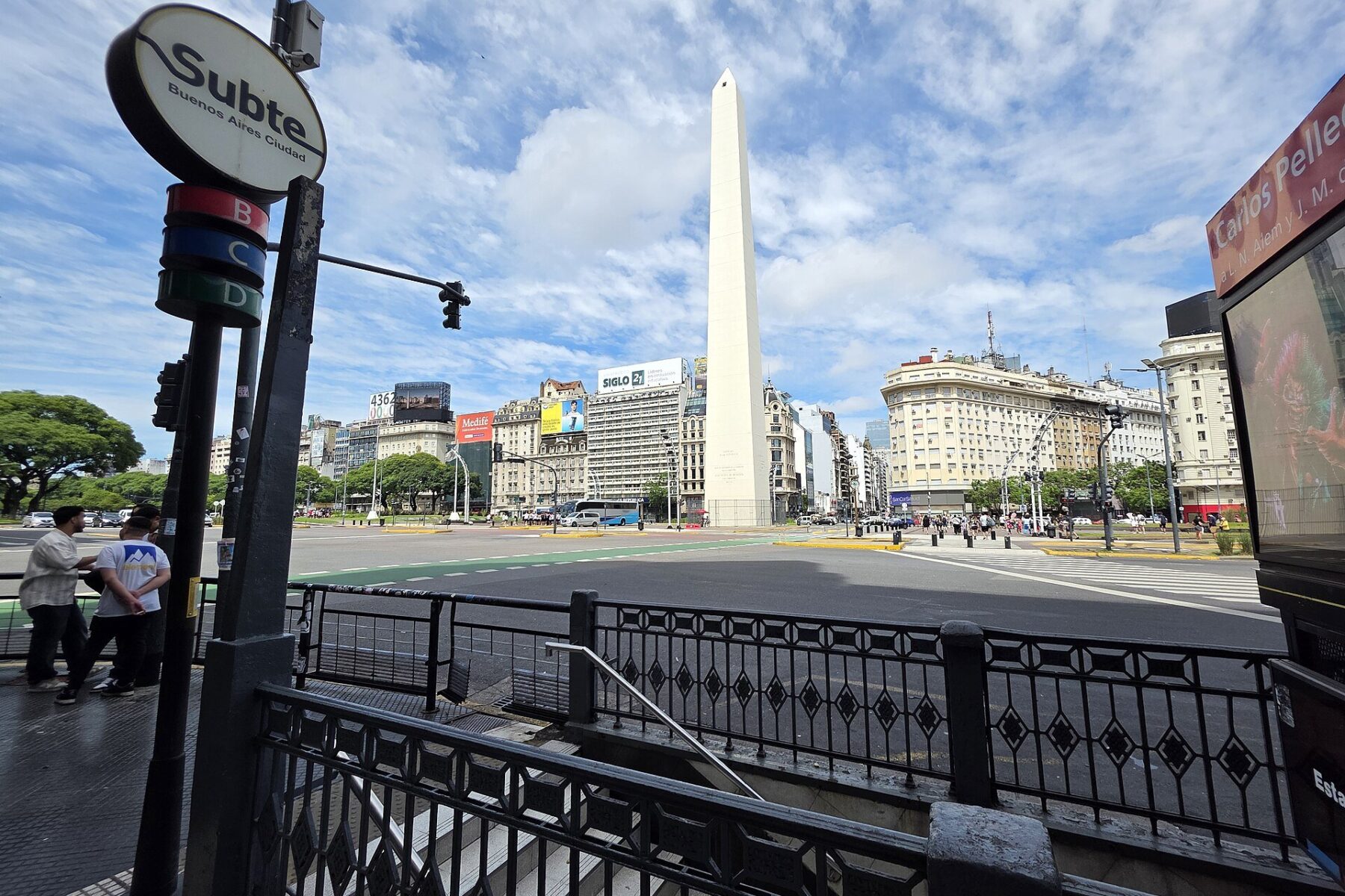 tax revenue - the Obelisco on Avenida 9 de Julio in Buenos Aires
