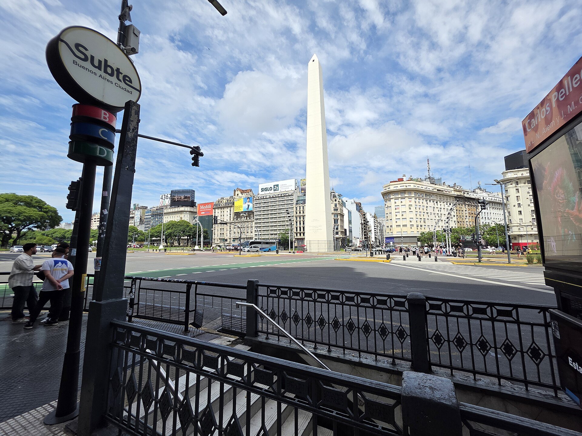 tax revenue - the Obelisco on Avenida 9 de Julio in Buenos Aires