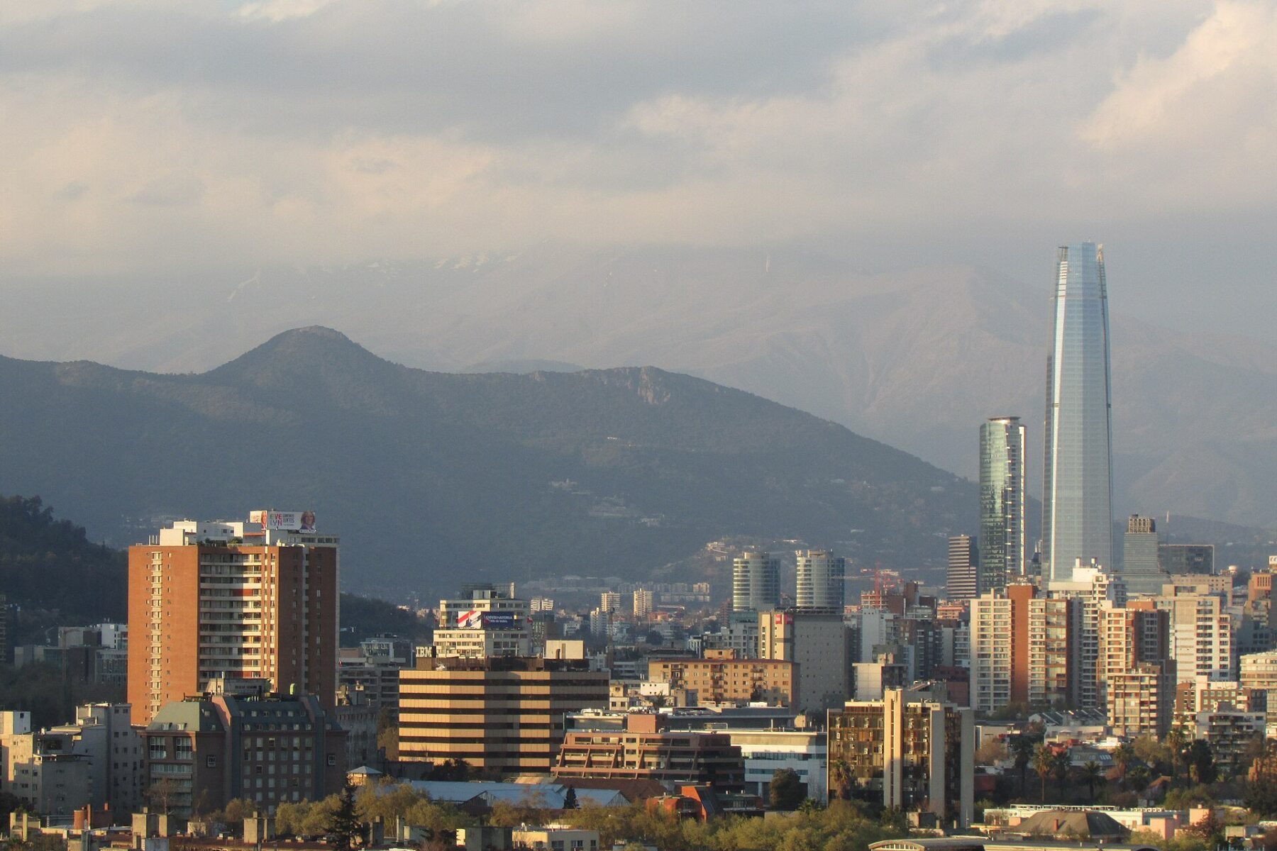 pension funds - the financial district of Santiago