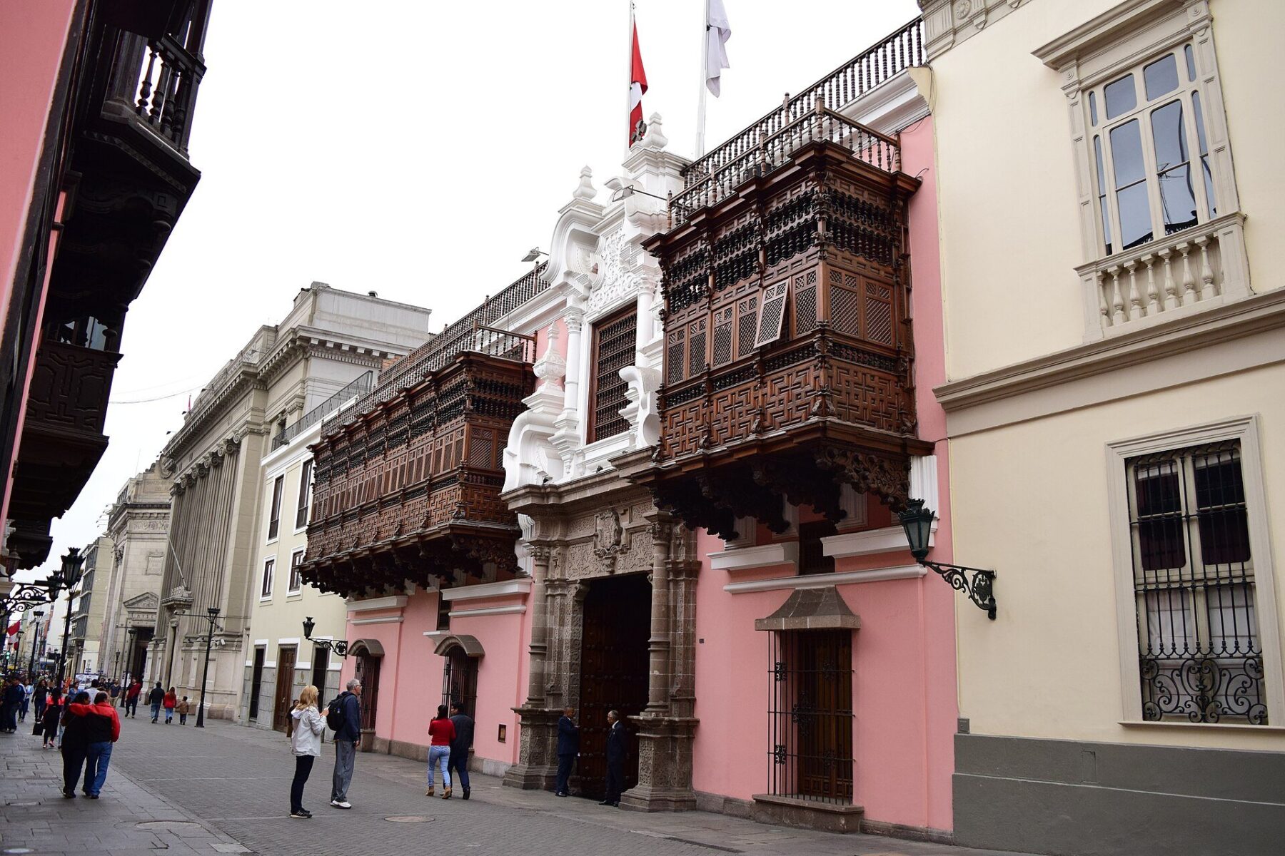 Peru and Iran - the Palacio de Torre Tagle, Peru's foreign ministry in Lima