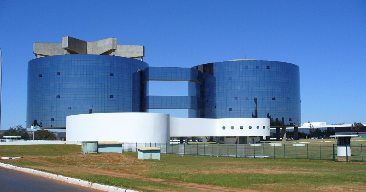 The Prosecutor-General's Office seen from the road in Brasilia