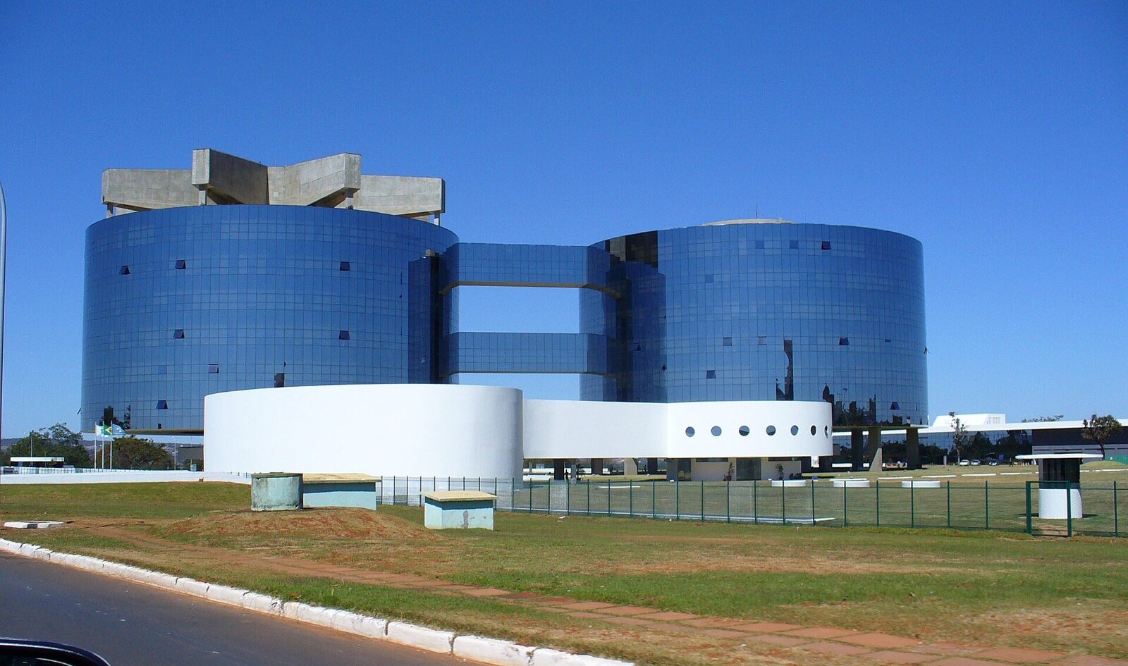 The Prosecutor-General's Office seen from the road in Brasilia