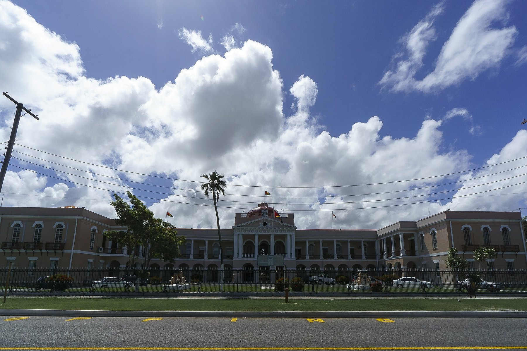 The Parliament Building in Georgetown, Guyana