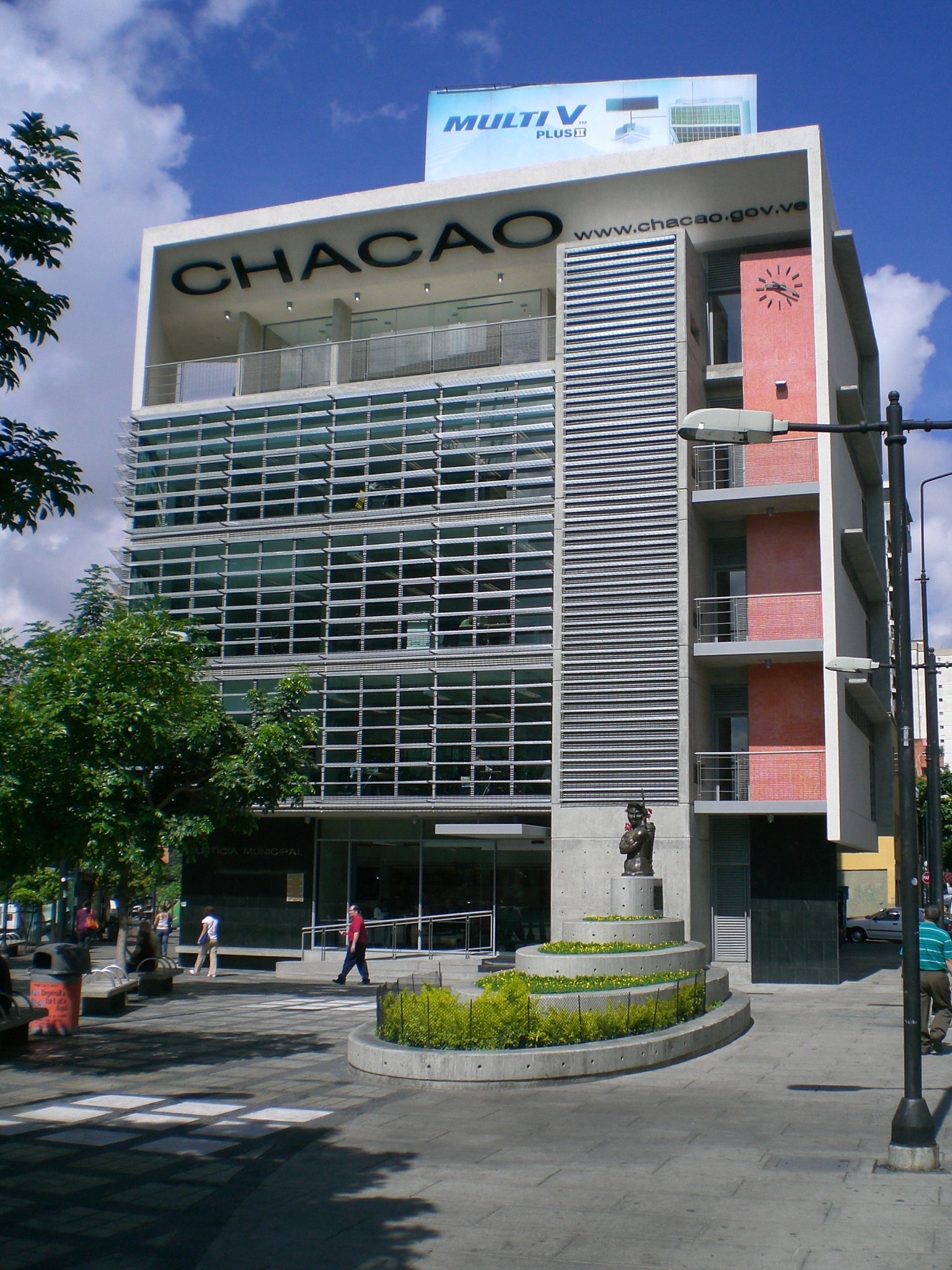 A municipal building in the Chacao district of Caracas