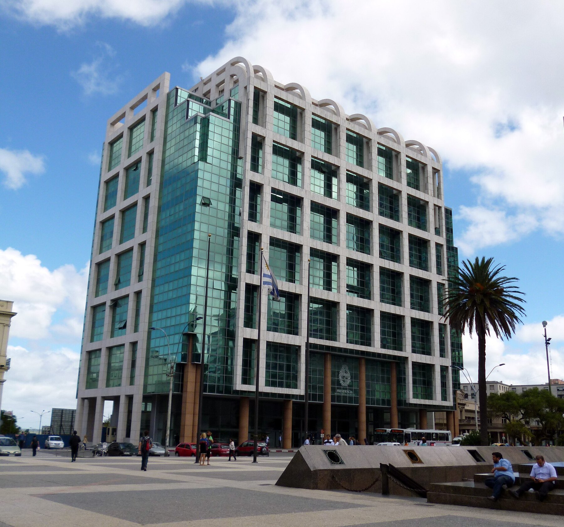 The Torre Ejecutiva office building in Montevideo, Uruguay