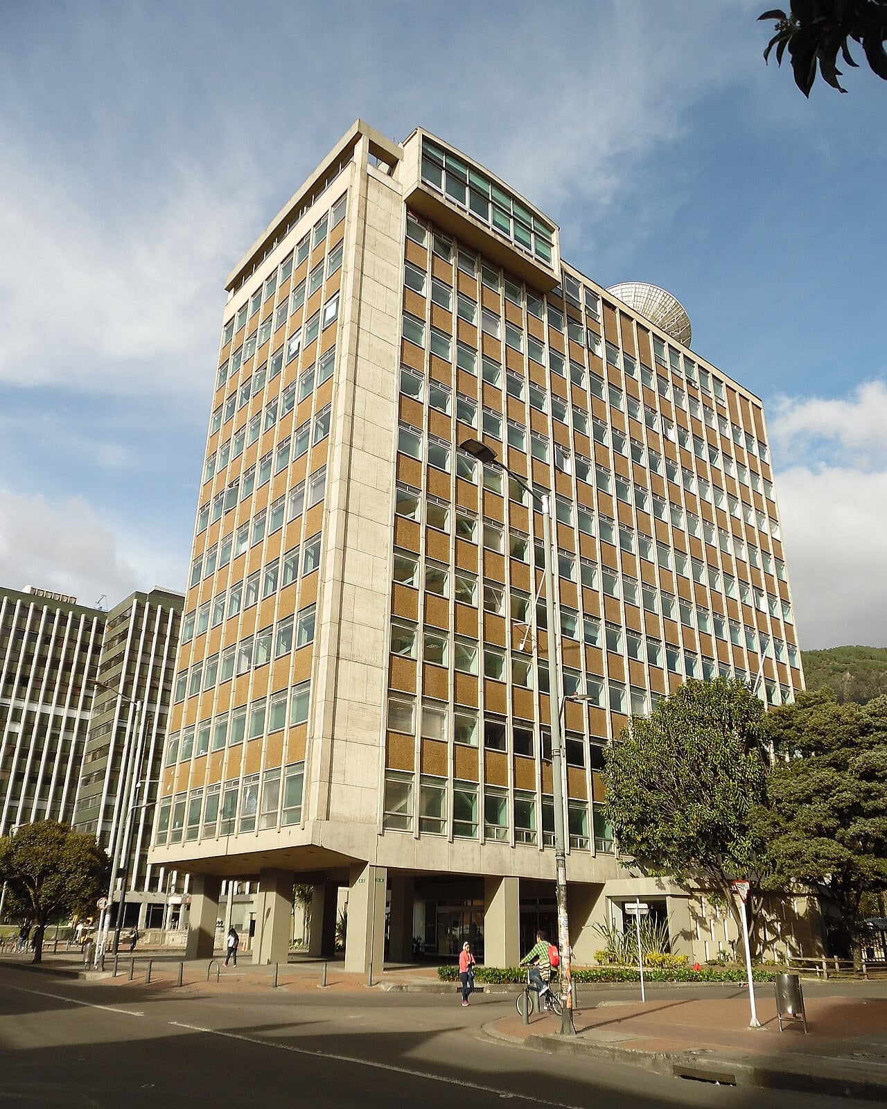 The Ecopetrol headquarters building on Avenida 13 in Bogota, Colombia