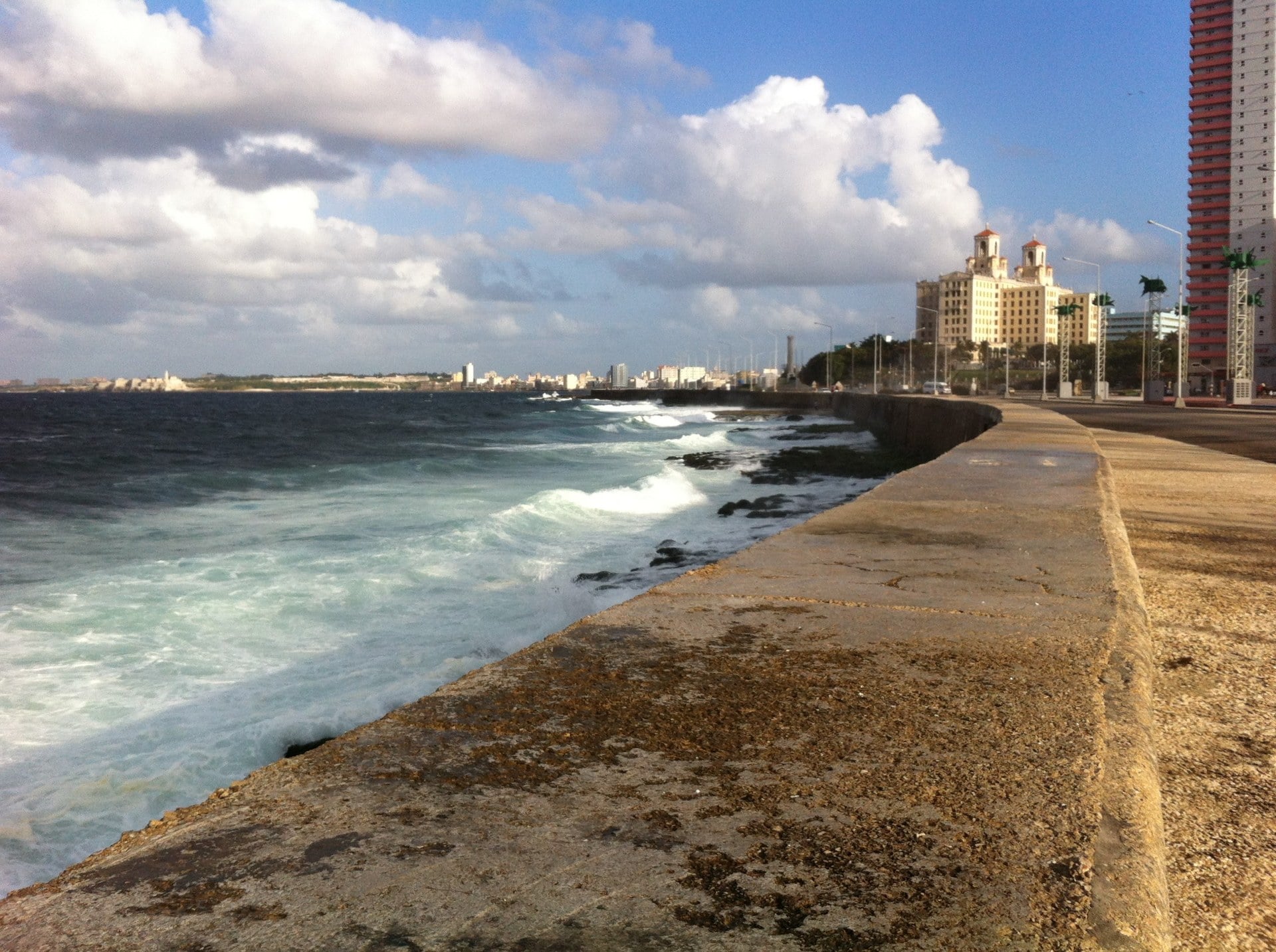 Cuba crisis — Havana's Malecón with the Hotel Nacional, as tourism collapses and Meliá exits the island
