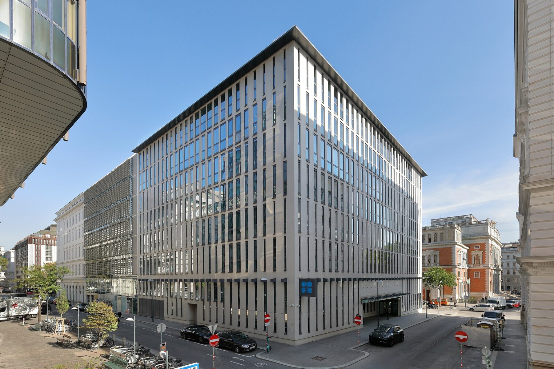The headquarters of OPEC in Vienna, Austria