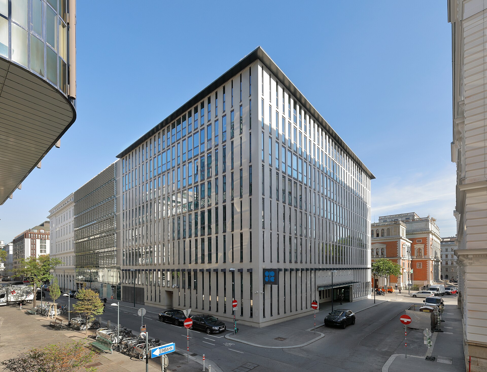 The headquarters of OPEC in Vienna, Austria